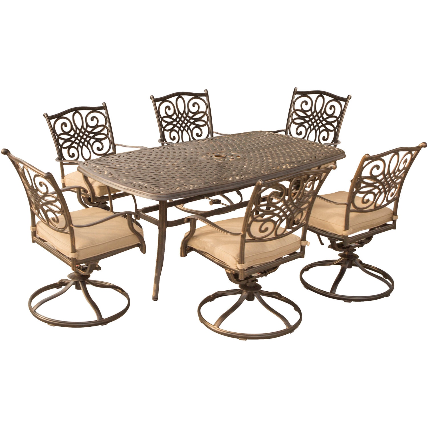 Hanover TRADITIONS7PCSW-6 Patio-Dining-Sets - View #2