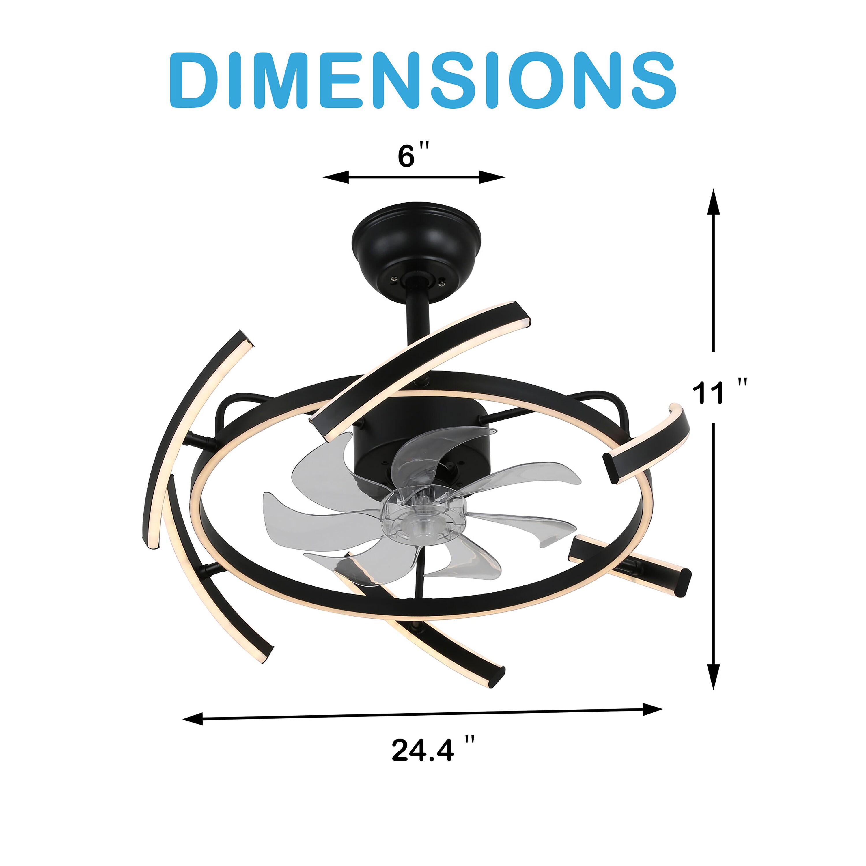 Oaks Decor DC2405 Ceiling-Fans - View #12