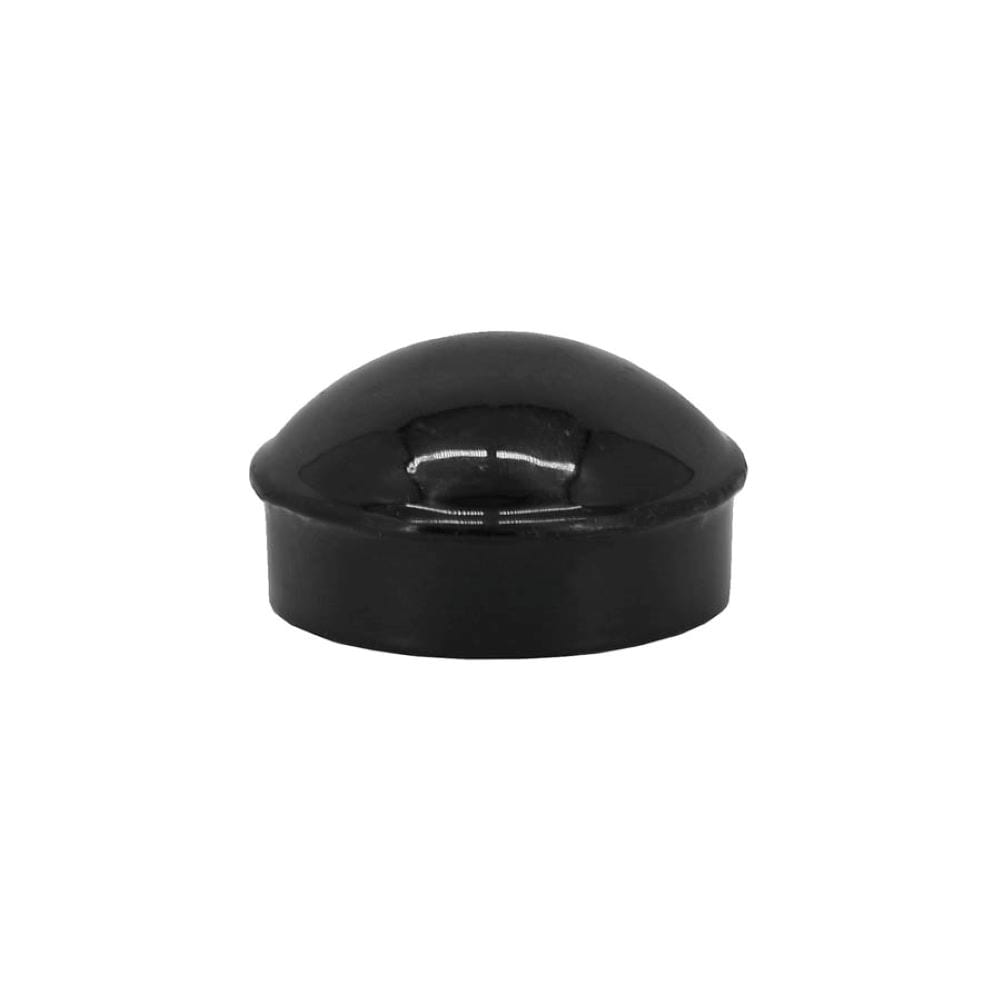 Fence Brokers 2in Alum Dome Cap - Black