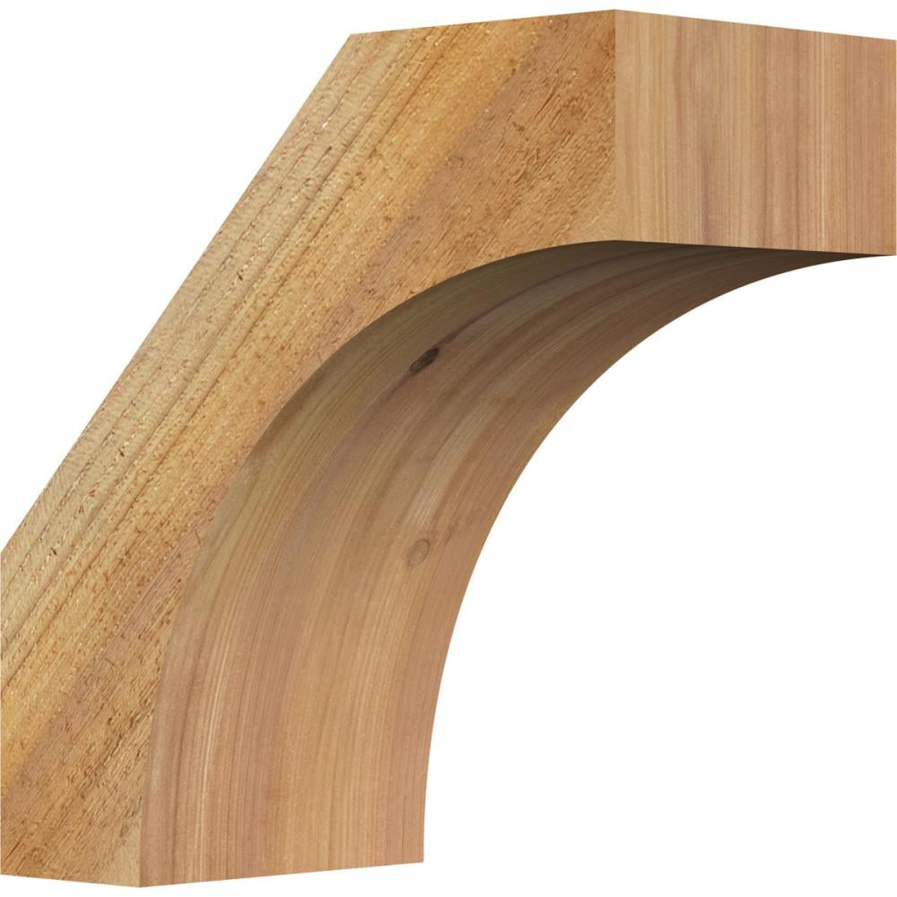 Ekena Millwork BRC06X12X12WTL00RWR 6-in x 12-in x 12-in Western Red Cedar Wood Westlake Tough Sawn Knee Brace