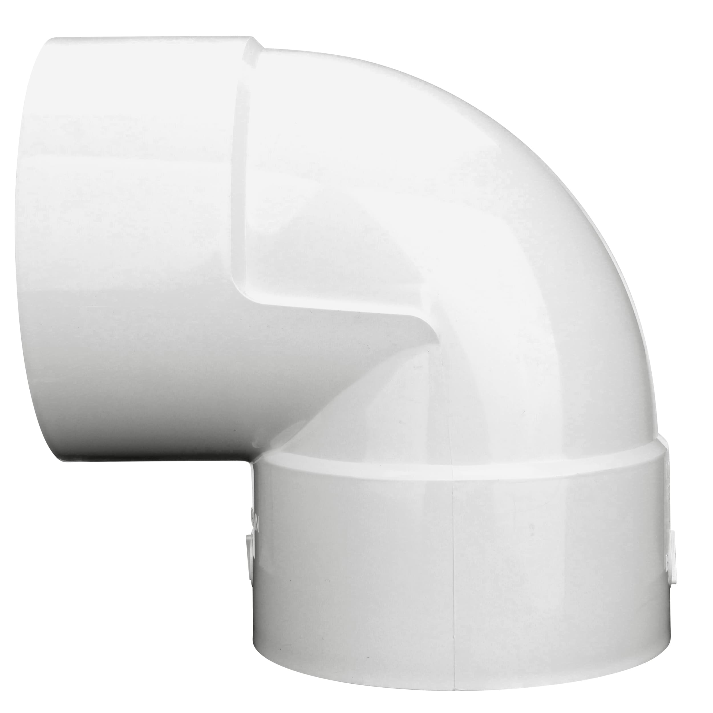 NDS PVC Sewer and Drain 90 Degree Elbow, 6 in. Hub X Hub in the Sewage ...