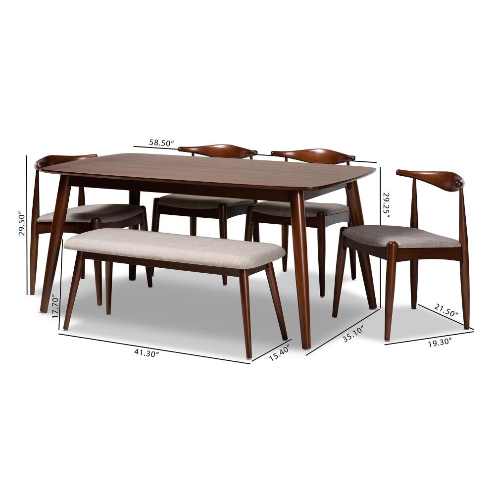 Baxton Studio 159-9548-9550-LW Dining-Sets - View #7