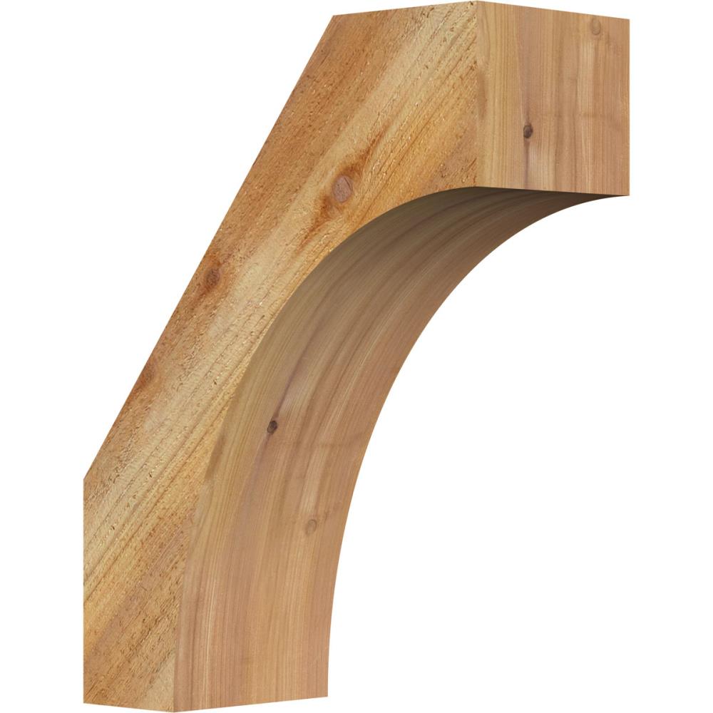 Ekena Millwork BRC06X14X18WTL00RWR 6-in x 14-in x 18-in Western Red Cedar Unfinished Wood Westlake Tough Sawn Knee Brace