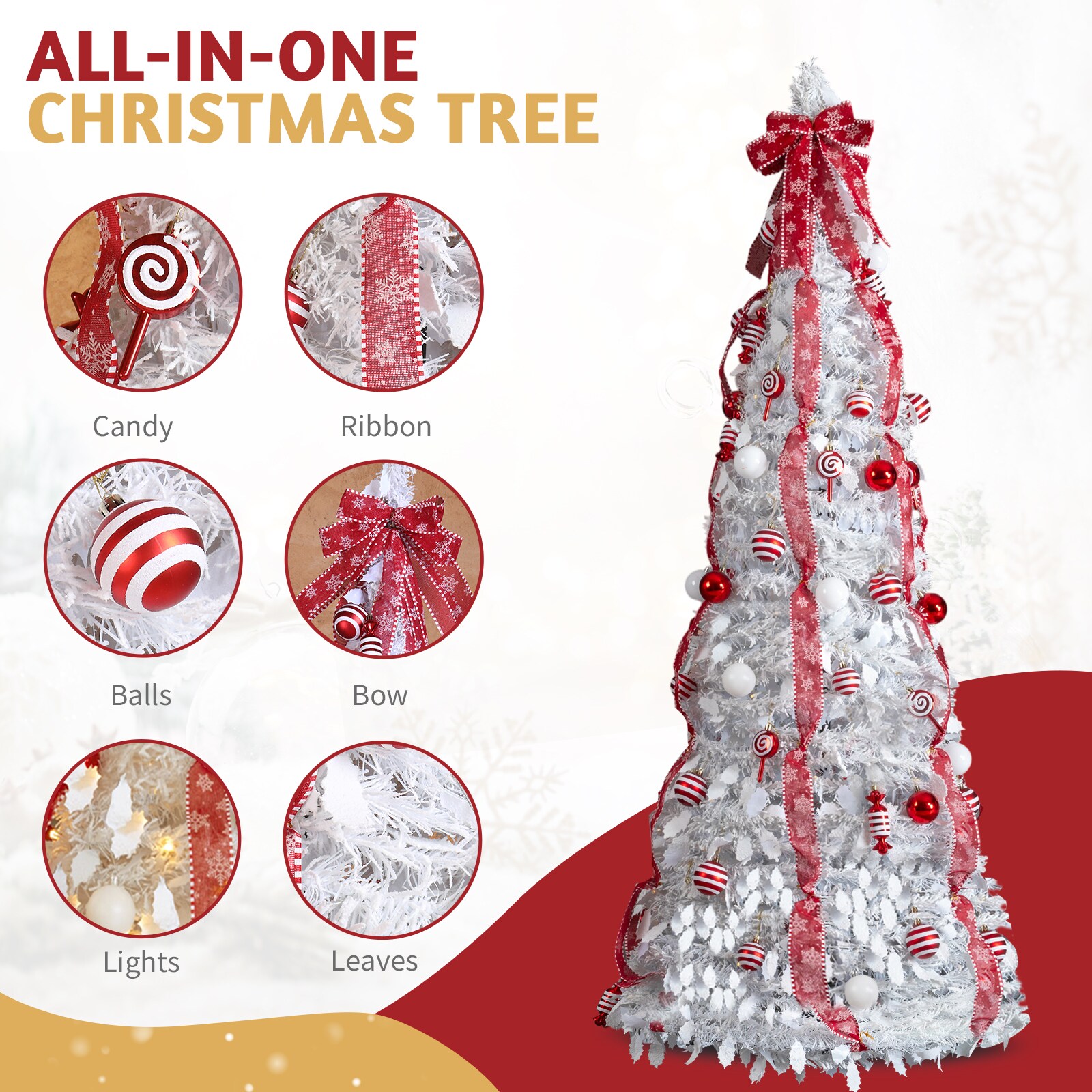 Winado 1-G61000500 Artificial-Christmas-Trees - View #7