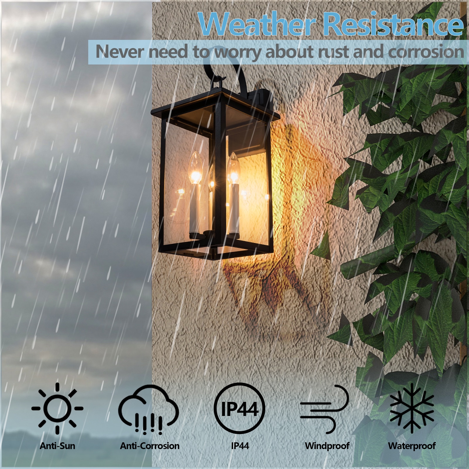 Maxax 2531-3WL Outdoor-Wall-Lighting - View #4