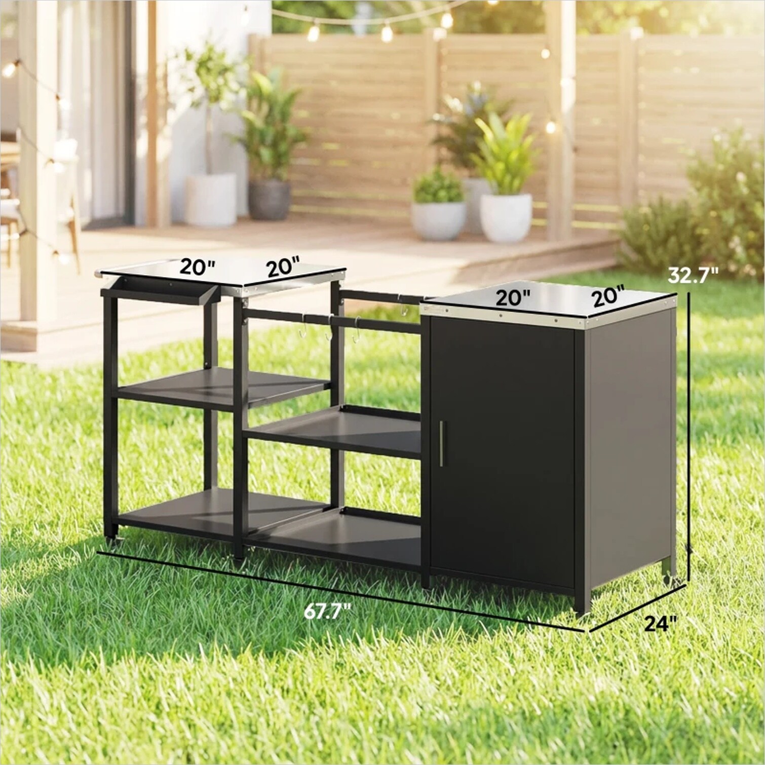 FlowLuxe Q98CWBXIVNFQ Kitchen-Furniture - View #2