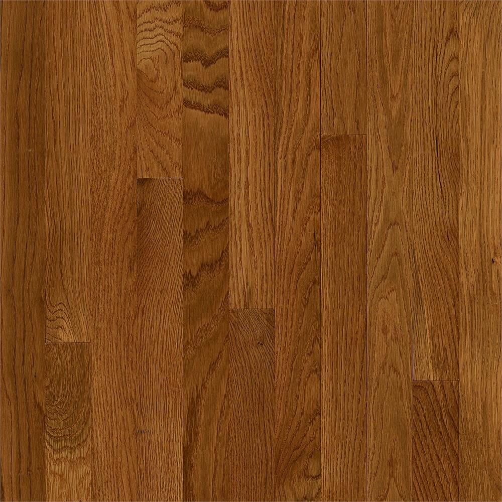 Frisco Fawn Oak 2-1/4-in W x 3/4-in T x Varying Length Smooth/Traditional Solid Hardwood Flooring (20-sq ft) in Brown | - Bruce SKFR29M20S