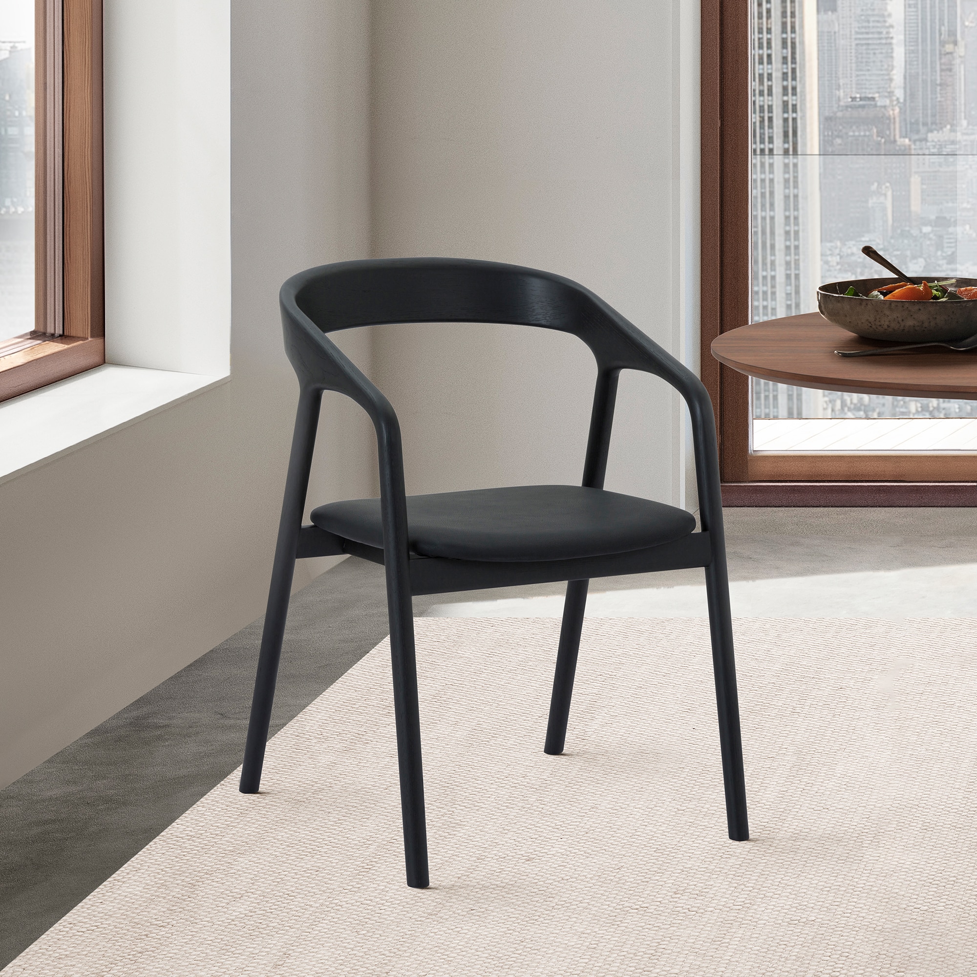 Armen Living LCAPSIBLK Dining-Chairs - View #2