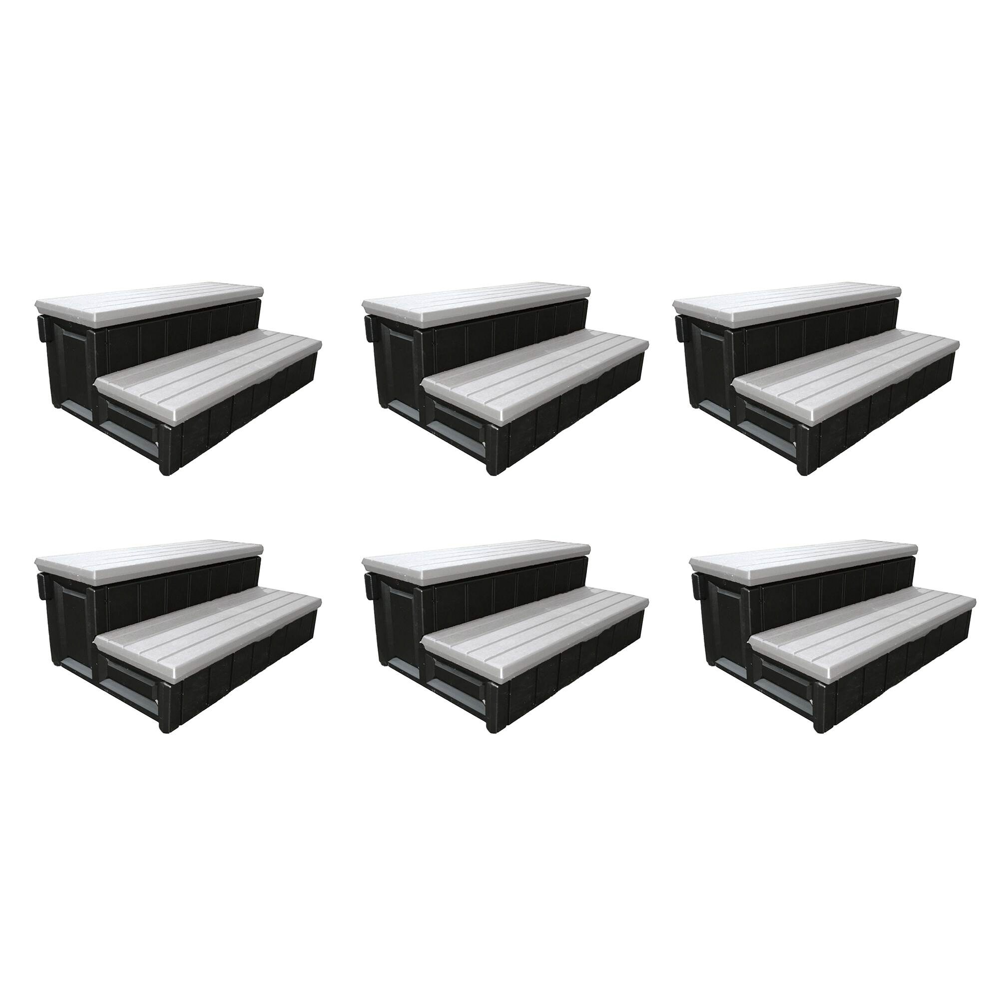 Confer 116000 24-in Plastic Drop-in pool steps