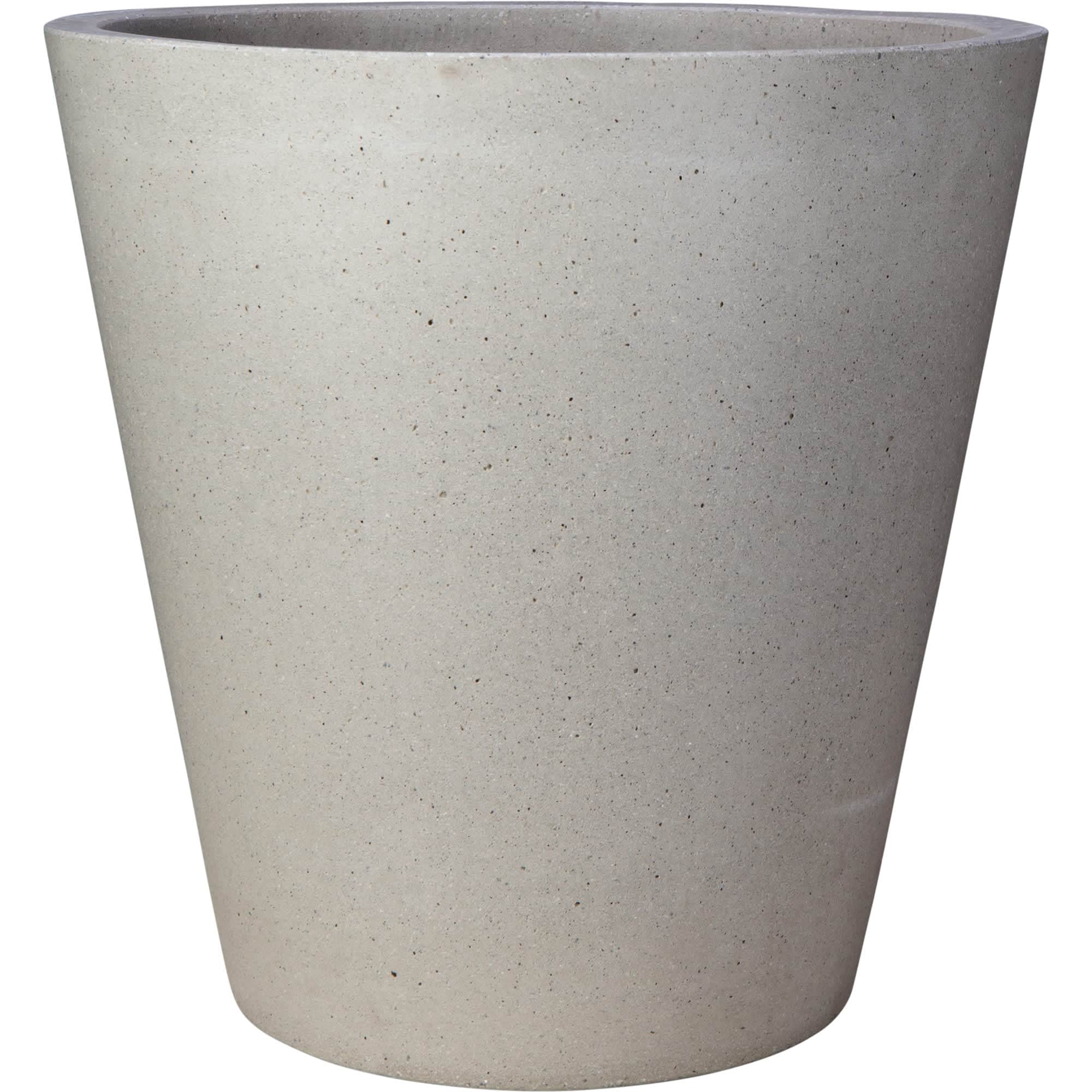 18 in. Lightweight Vaso - Natural Grey
