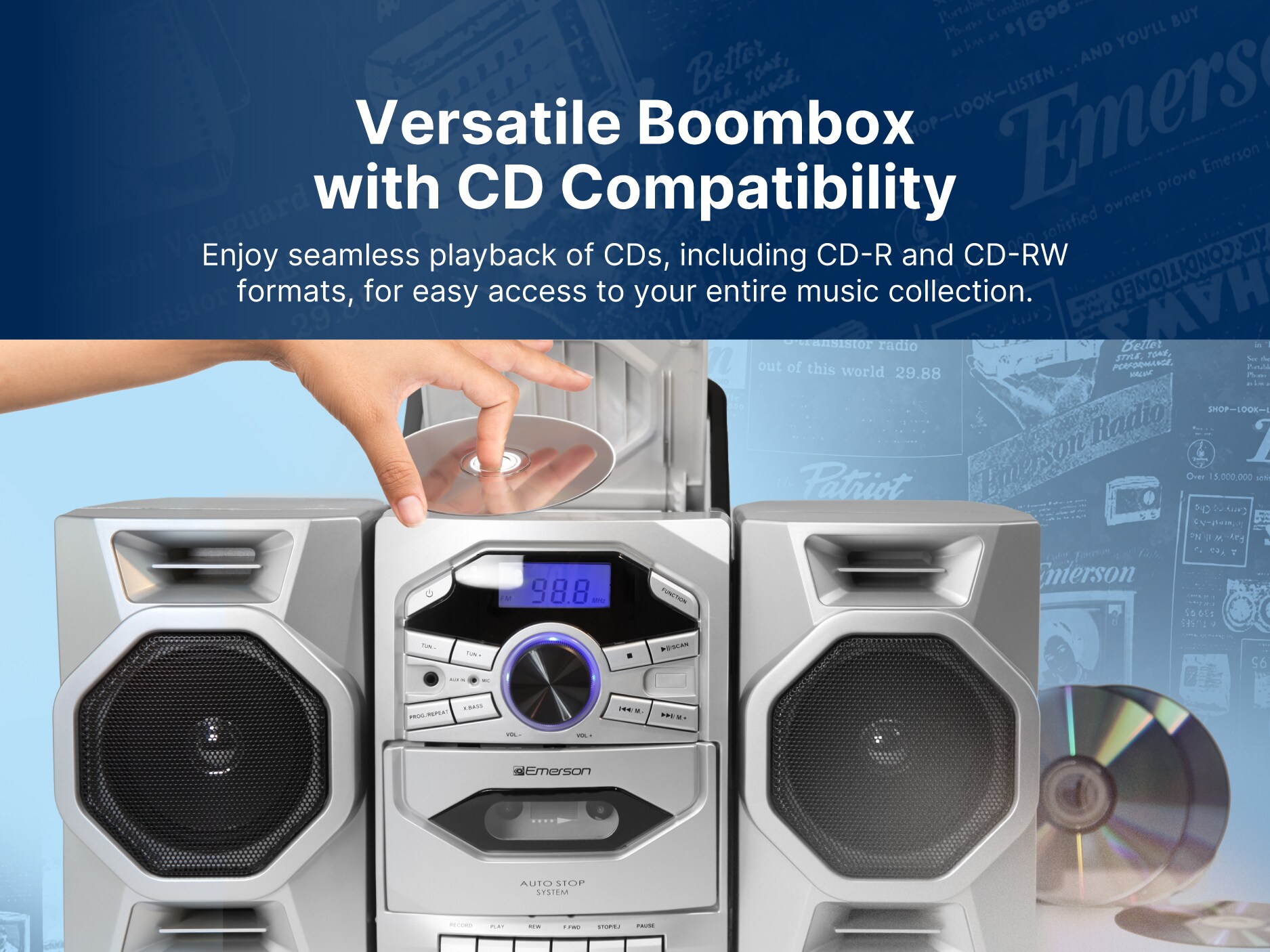 Emerson EPB-4000 Boomboxes-Radios - View #4