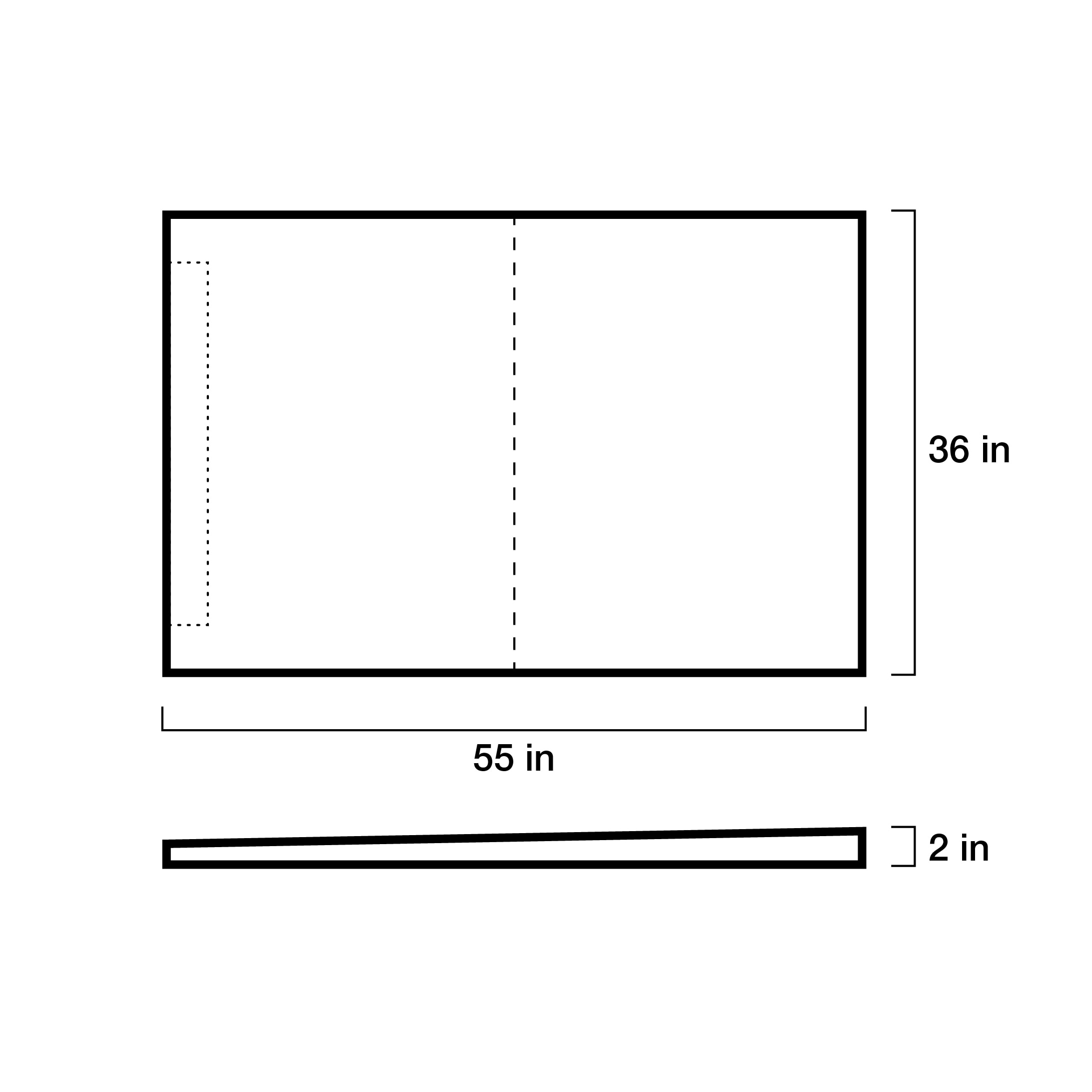 Schluter Systems Kerdi-Shower-Linear-Tray 36-in X 55-in Side KSLT915 ...