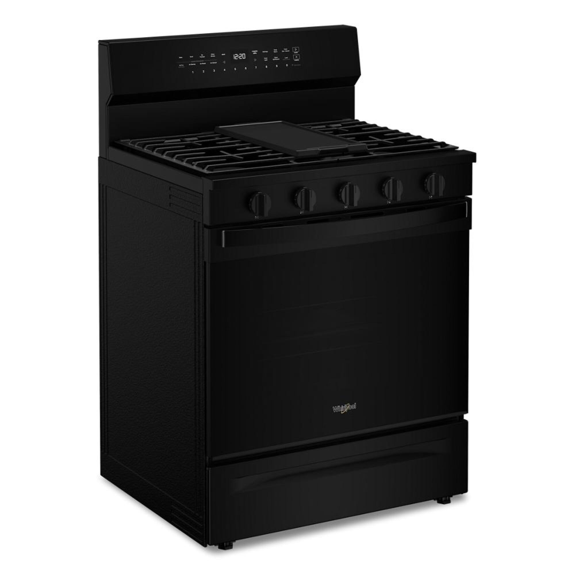 Whirlpool 30in 5 Burners 5cu ft SelfCleaning Air Fry Convection Oven