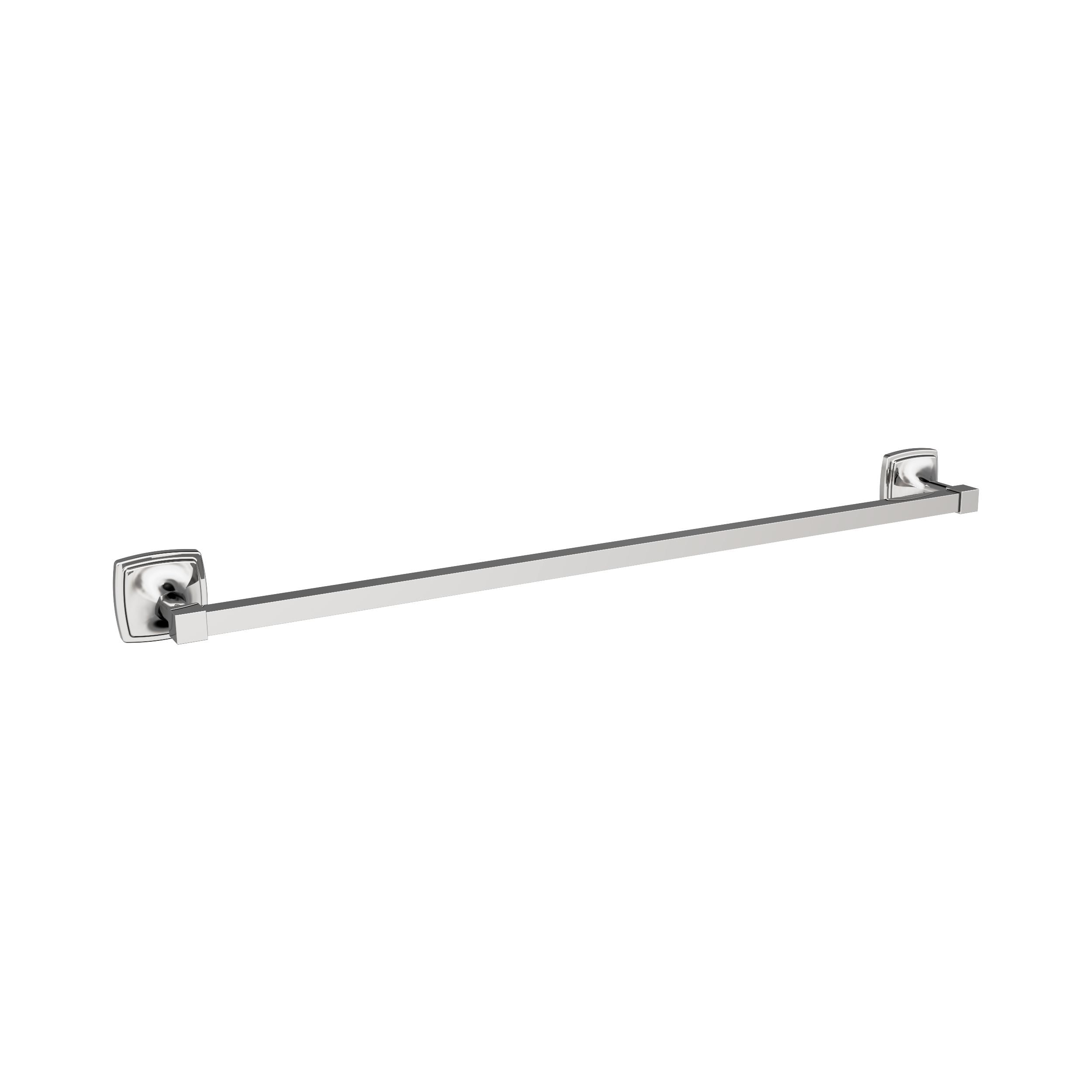 Amerock BH3609426 Stature 24-in Chrome Wall mount Single Towel Bar