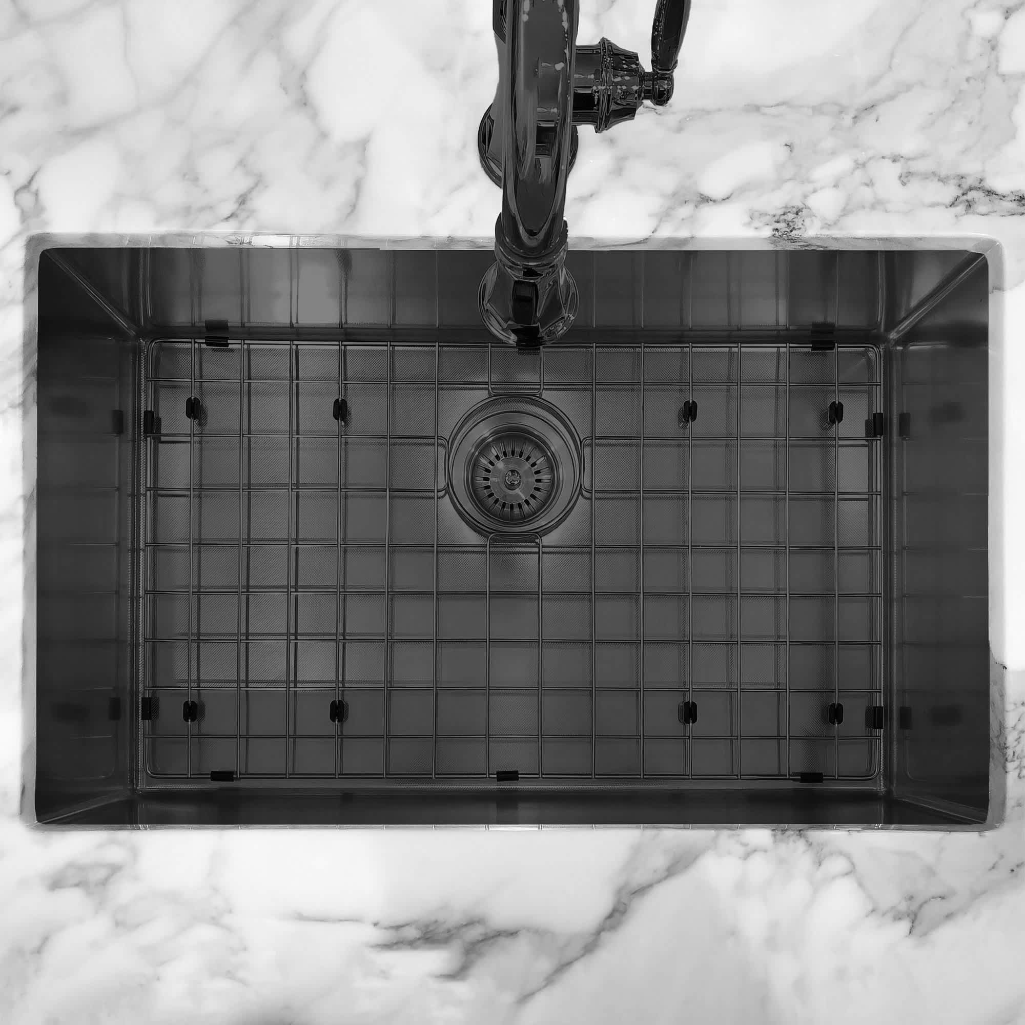 Whitehaus Collection WHNPL2918-MBLK Kitchen-Sinks - View #2