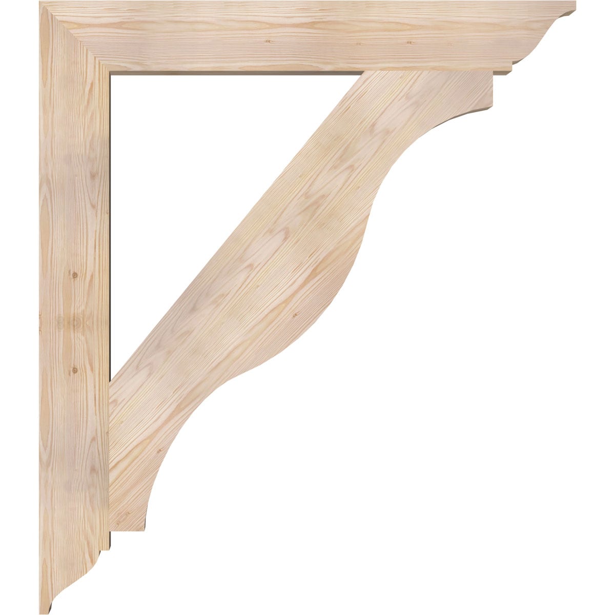 Ekena Millwork BKT06X42X48FST01SDF Exterior-Brackets-Braces - View #3