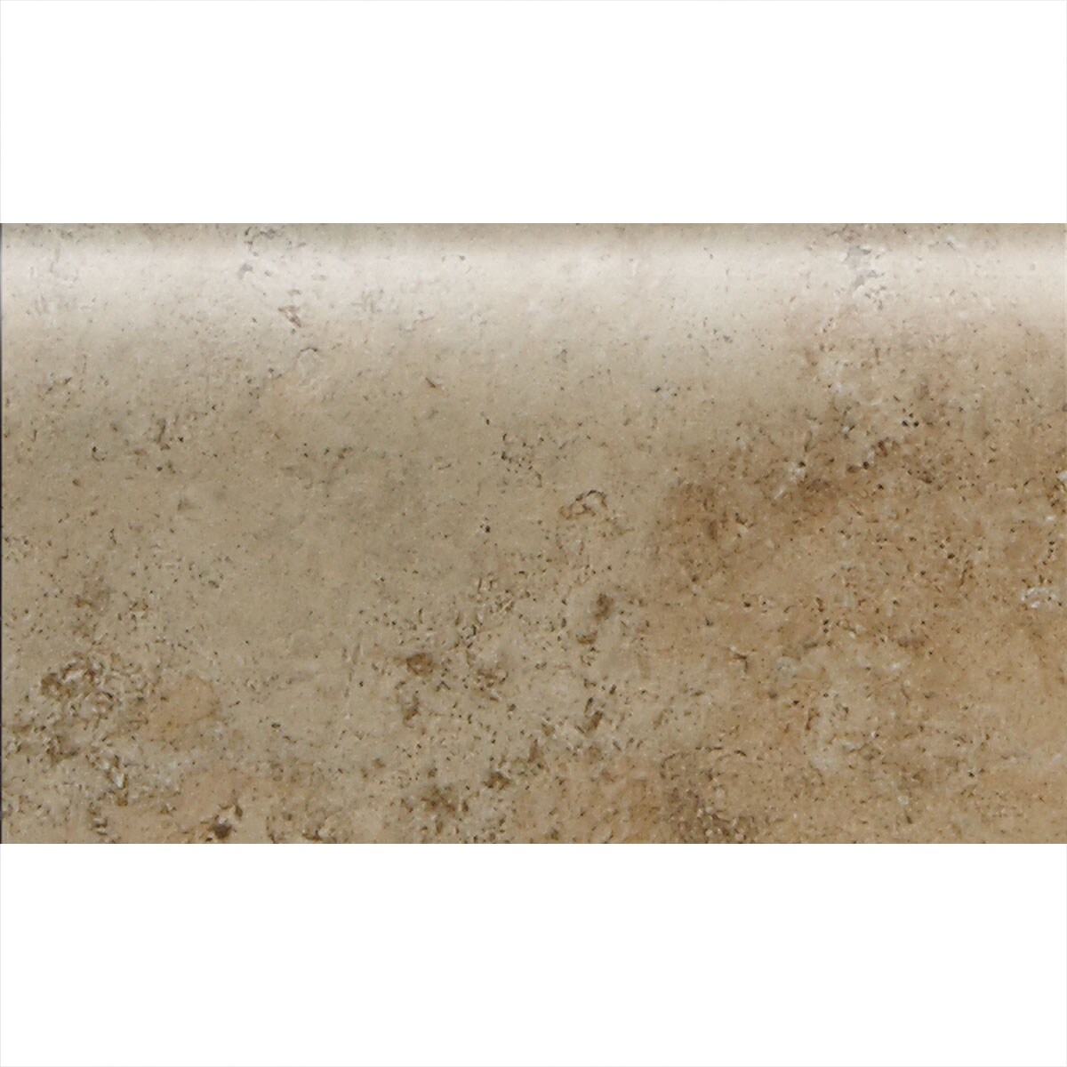 American Olean Bordeaux Marron Ceramic Bullnose Tile (4-in x 8-1/2-in)