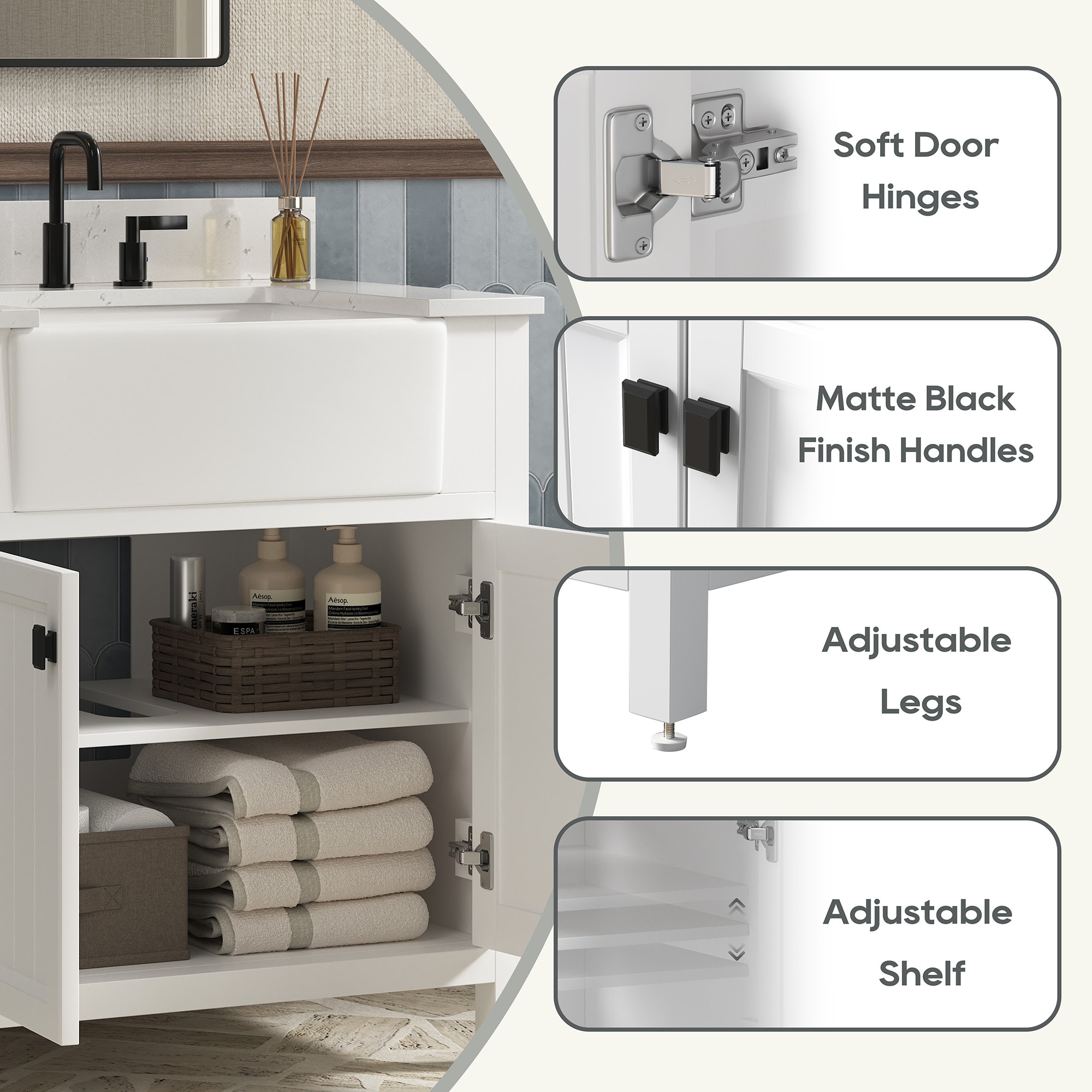 DELUXE LIVING V0016 Bath-Vanity-Combo - View #12