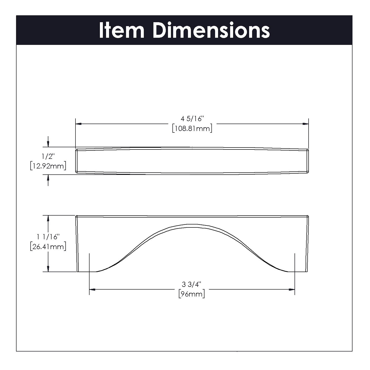 Belwith Keeler B076149-CH Cabinet-Pulls - View #4