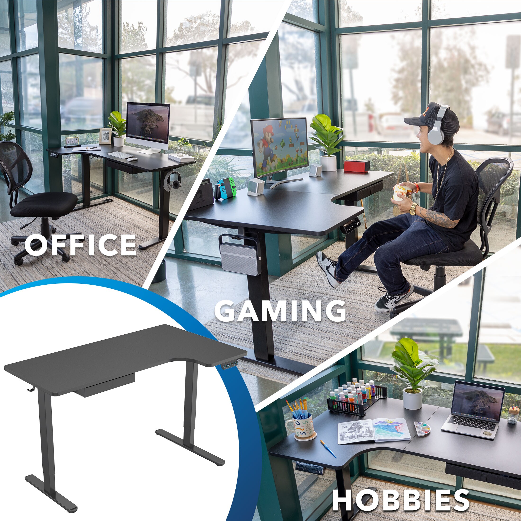 Mount-It! MI-15002 desks - View #2