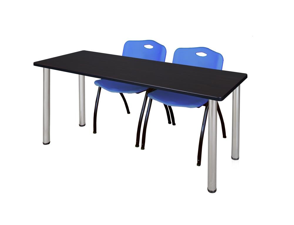 Regency MT6624MWBPCM47BE Training Brown 4-Person Training Table (66-in W x 29-in H)