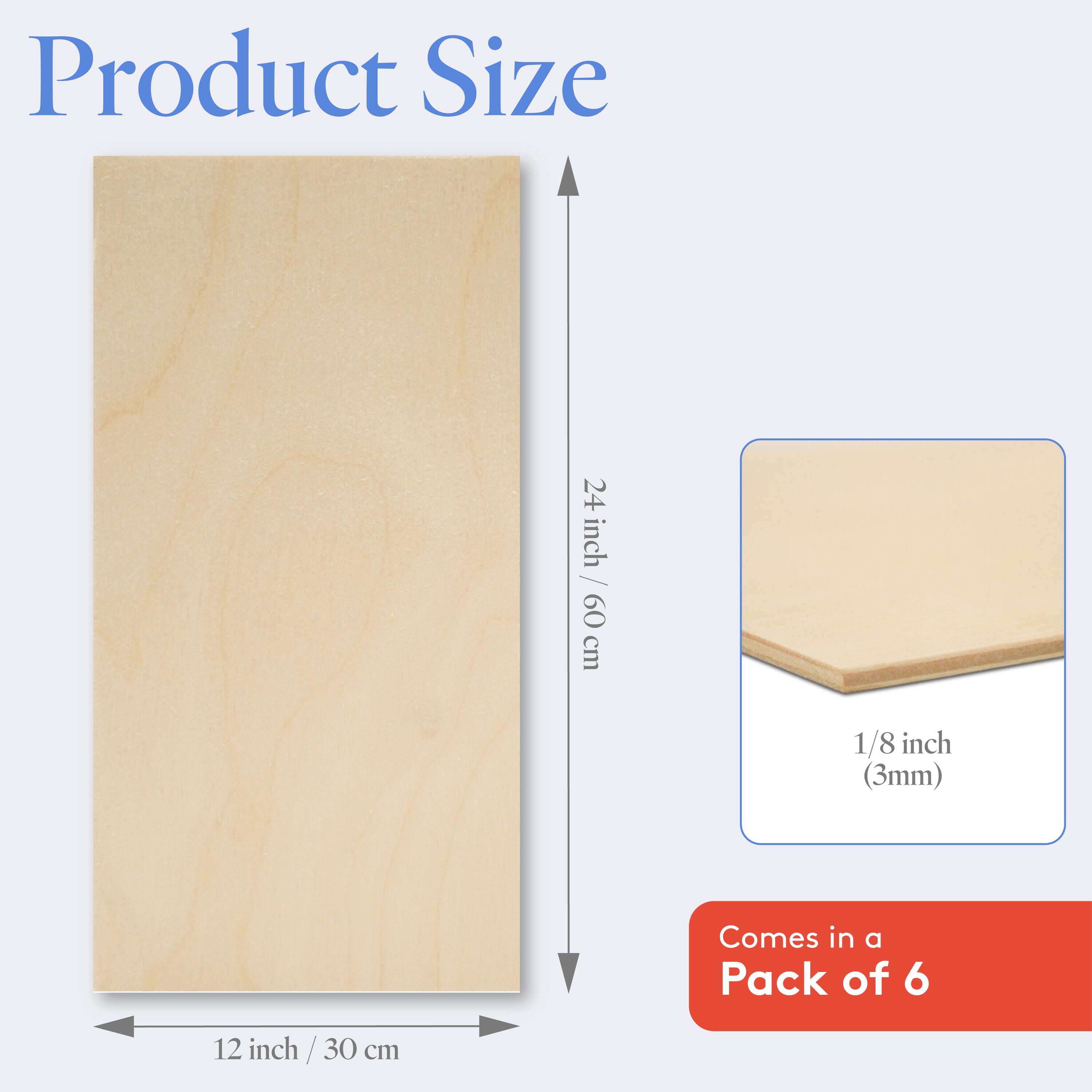 Woodpeckers Crafts MF-PLY-12-24-18-P6 Llc-Plywood - View #2