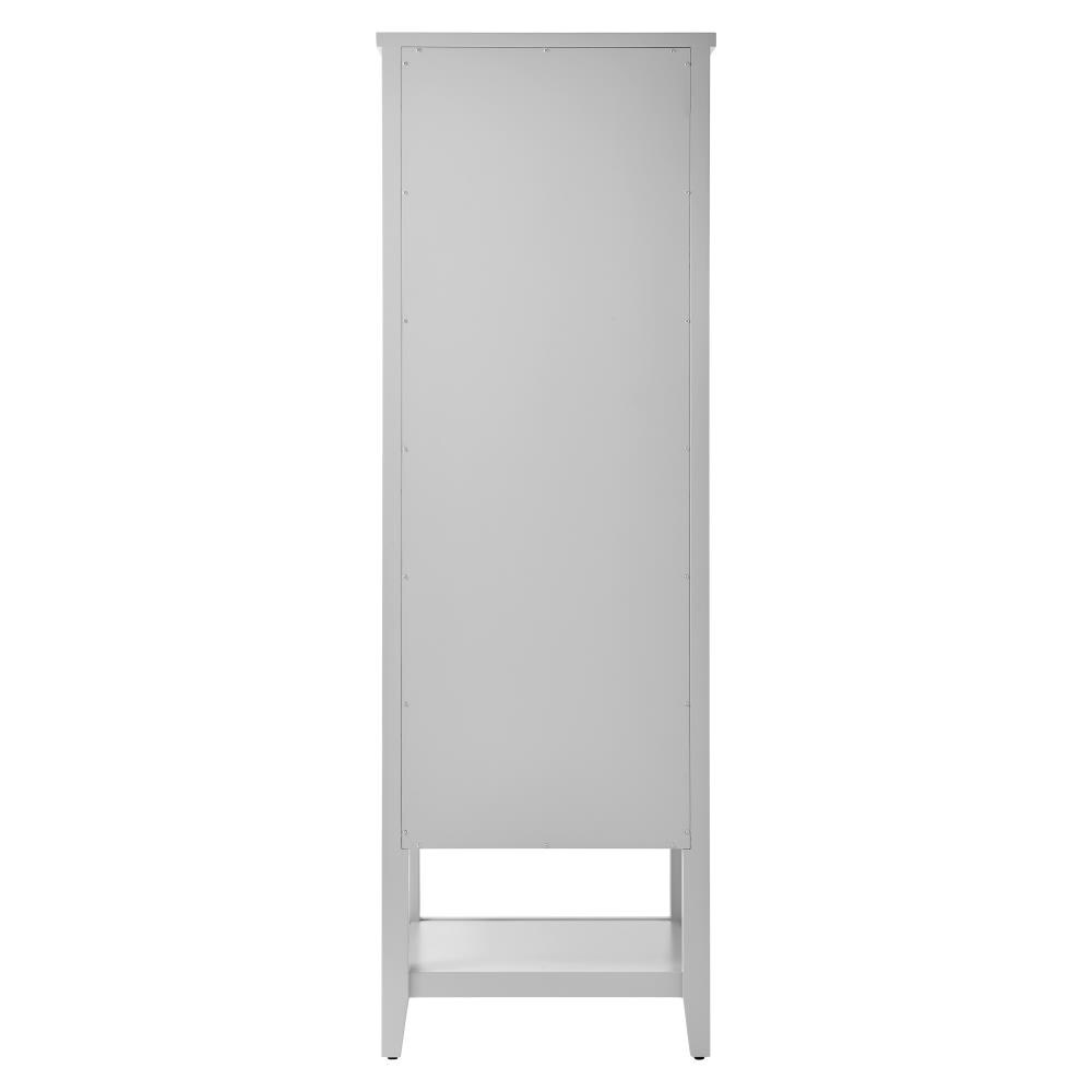 Ed Ellen Degeneres Lynnmere 24 In X 72 In X 18 In Light Gray Freestanding Linen Cabinet At 4369