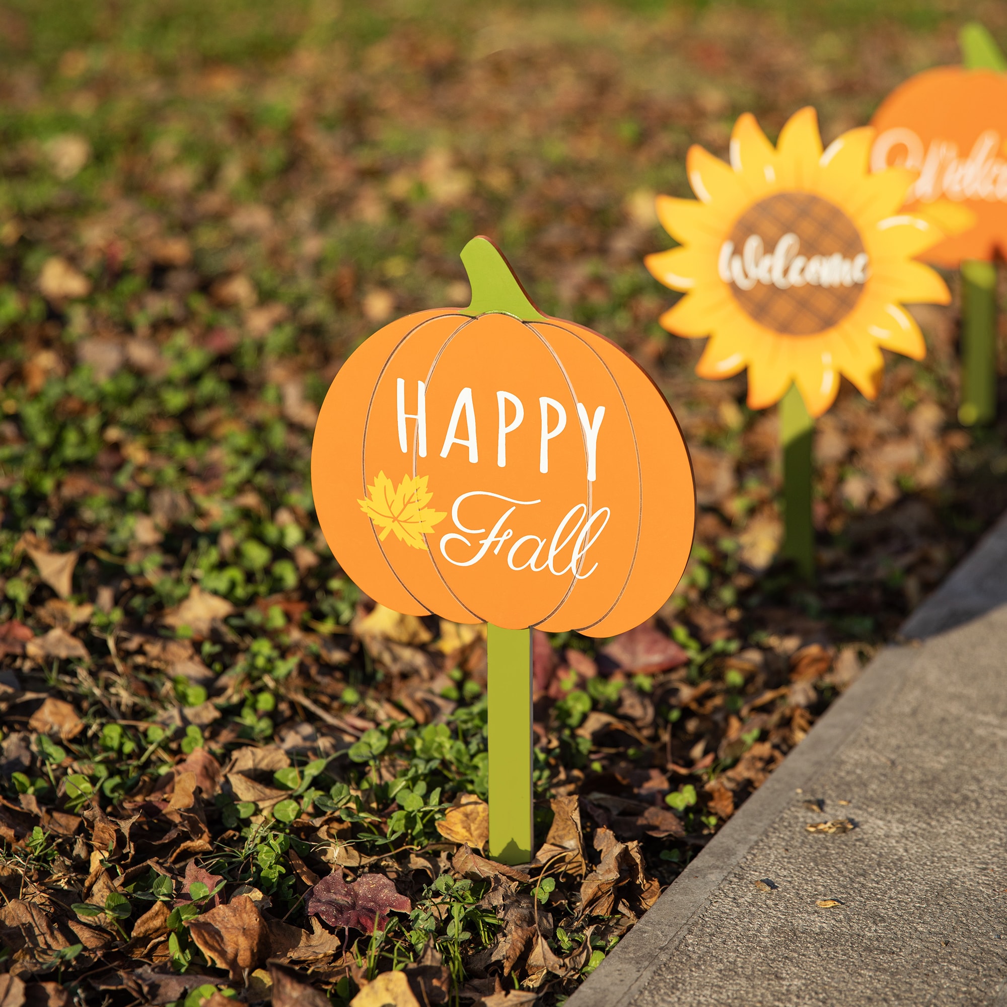 Glitzhome 2030000008 Outdoor-Thanksgiving-Decor - View #3