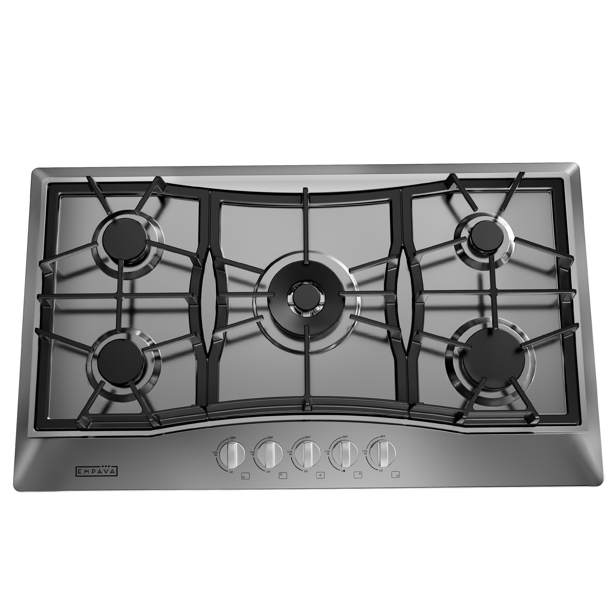 Empava EMPV-36GC61-GX 36-in 5 burners Stainless steel Gas Cooktop