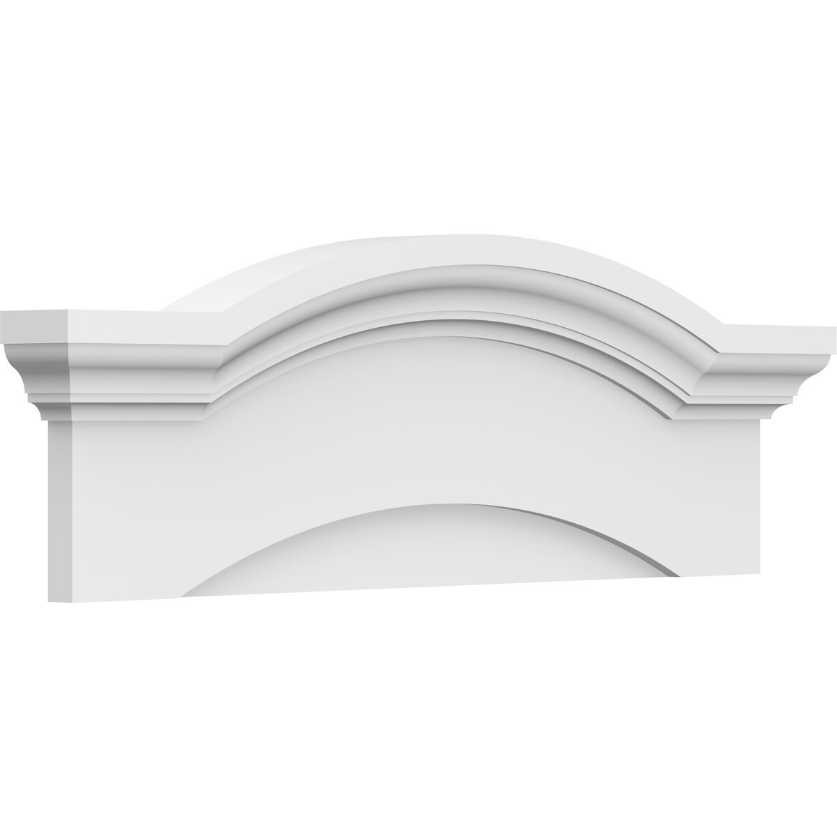 Ekena Millwork PEDP030X105EYE00 30-in W x 10.5-in L PVC Pediment