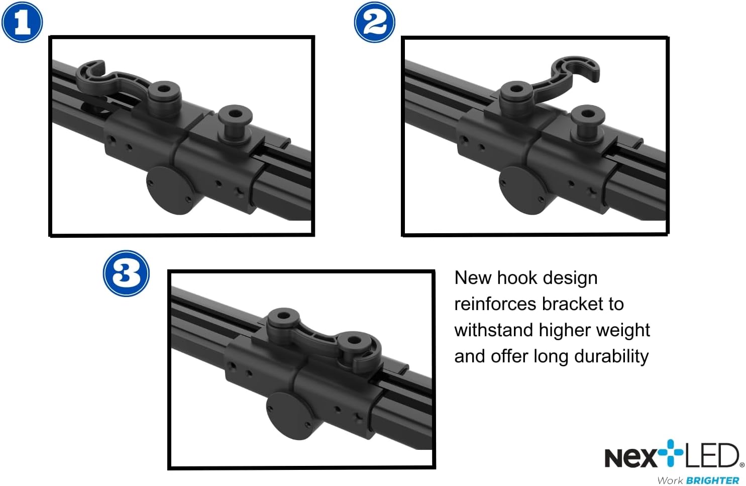 UltraFlex 2000 Lumen LED Battery-Operated Collapsible Work Light Bar