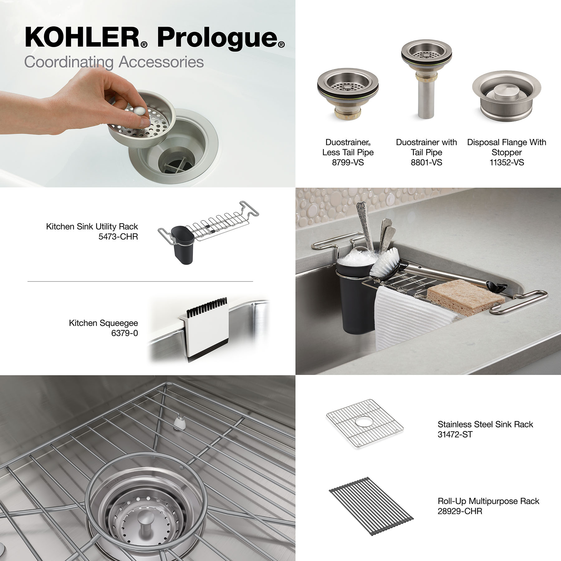 KOHLER K-6379 Kitchen squeegee