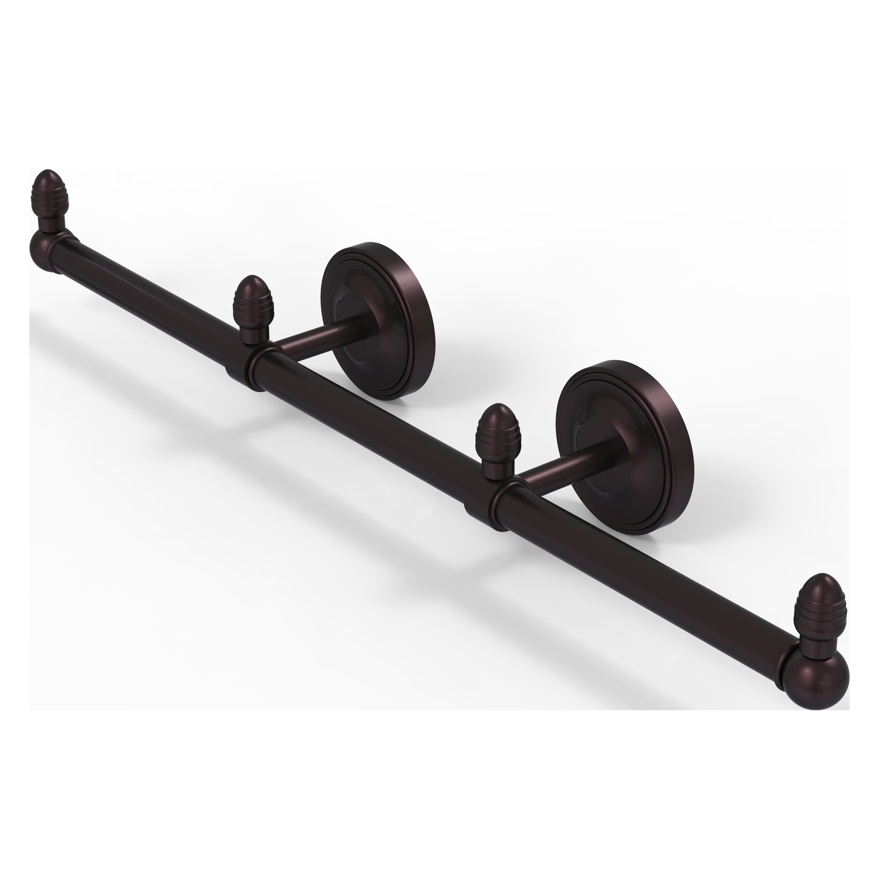 Allied Brass BPPR-HTB-3-ABZ Prestige Regal 22-in double Antique Bronze Wall mount Double Towel Bar
