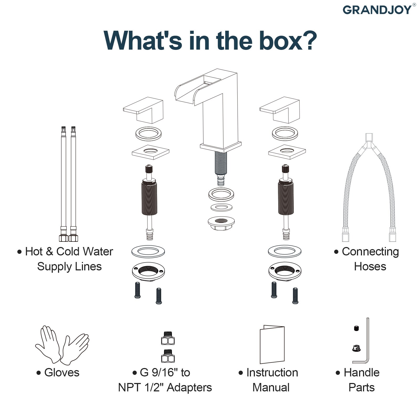 GRANDJOY TOBILI5183BA Lavatory-Faucets - View #12