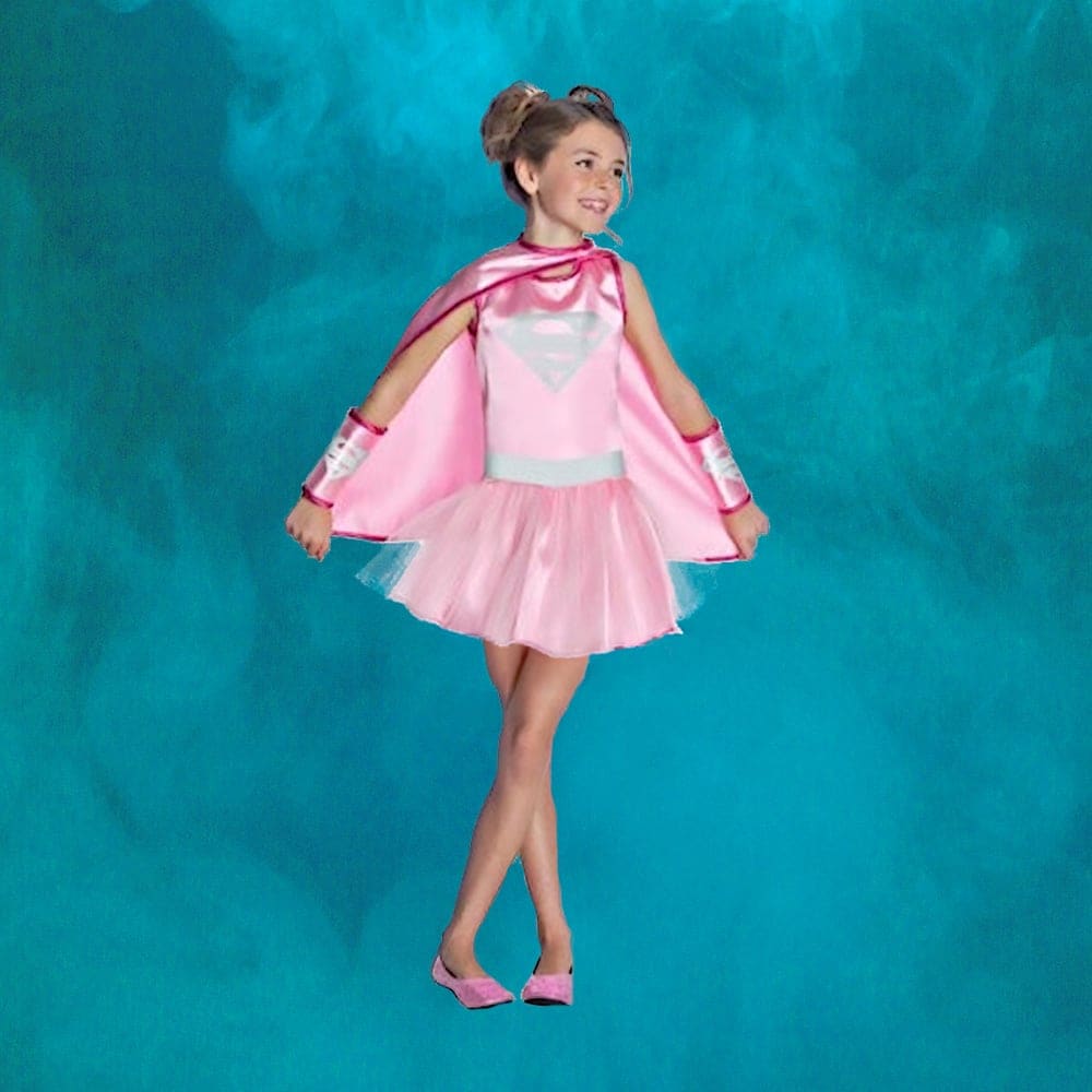 Rubies DC Comics Supergirl Pink Tutu Girl's Halloween Costume Size Large  12-14 at Lowes.com