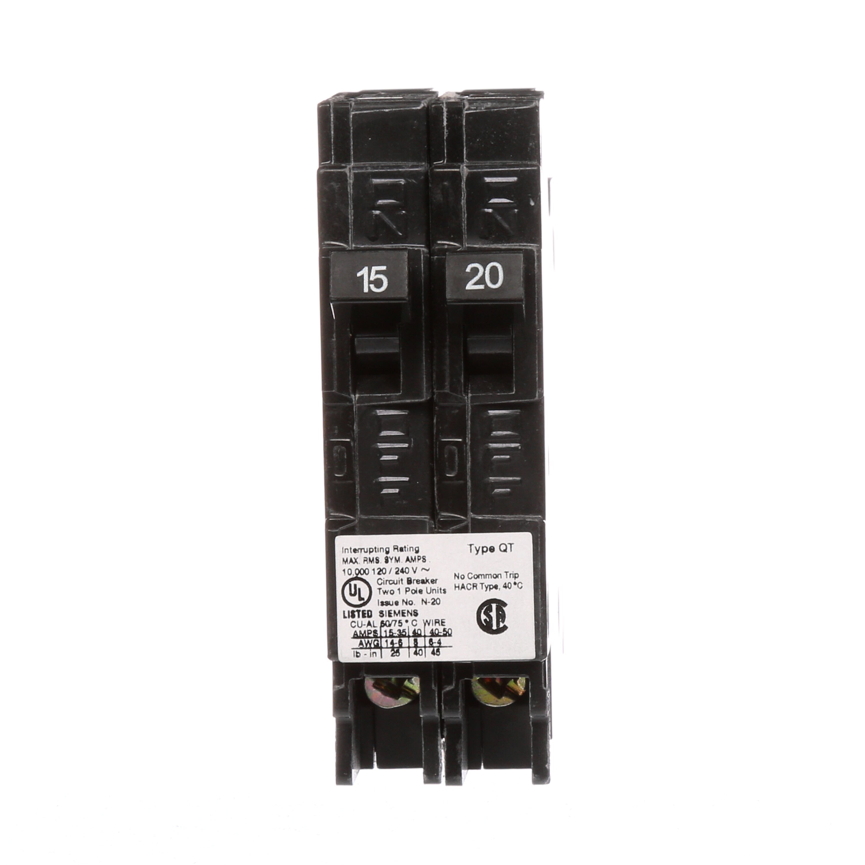 Siemens Q1520NC Circuit-Breakers - View #2