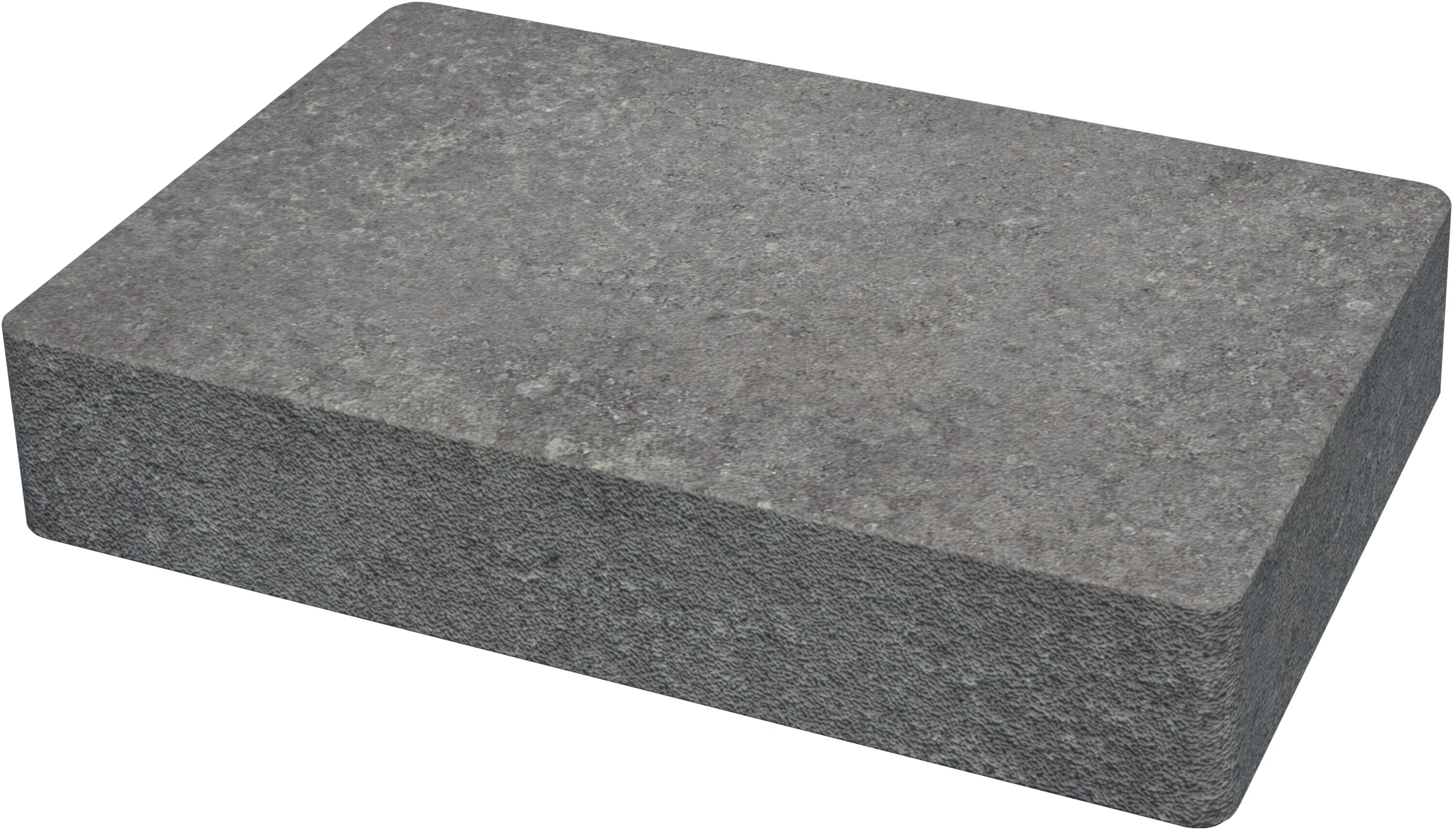 Oldcastle 121000457 3-in H x 16-in L x 10-in D Gray/Char Concrete Retaining wall cap