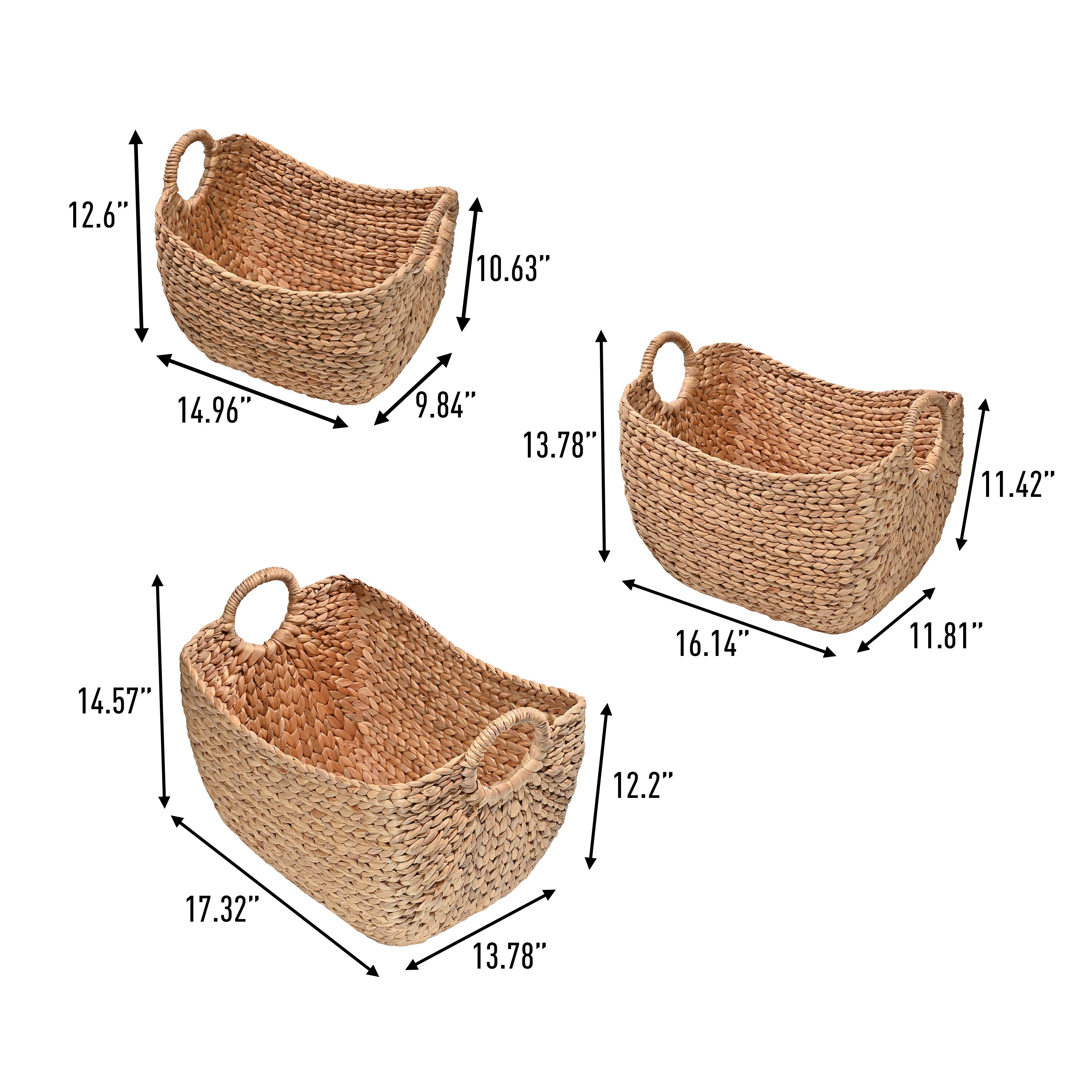 happimess BSK2002A-3SET Bins-Baskets - View #7