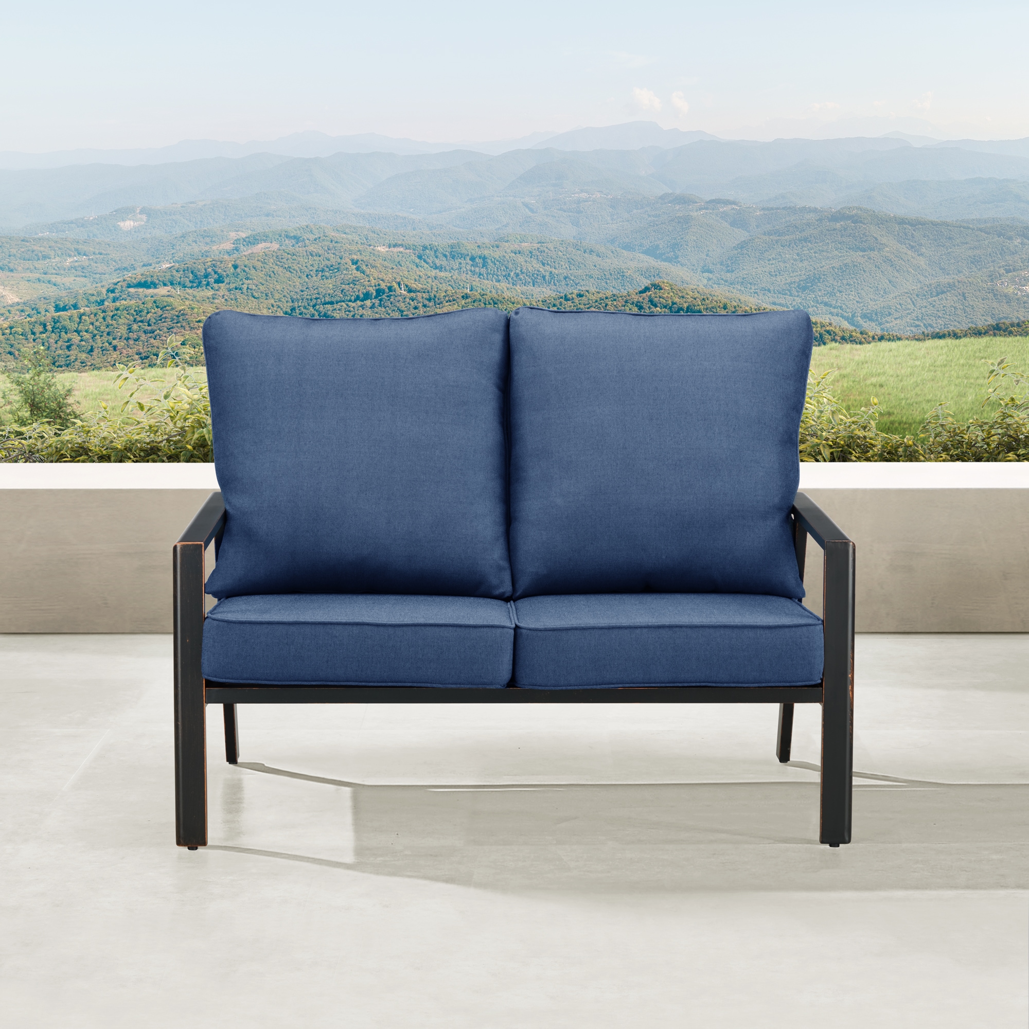 Oakland Living LUX-LS-BLCU-AC Patio-Sofas-Daybeds - View #2