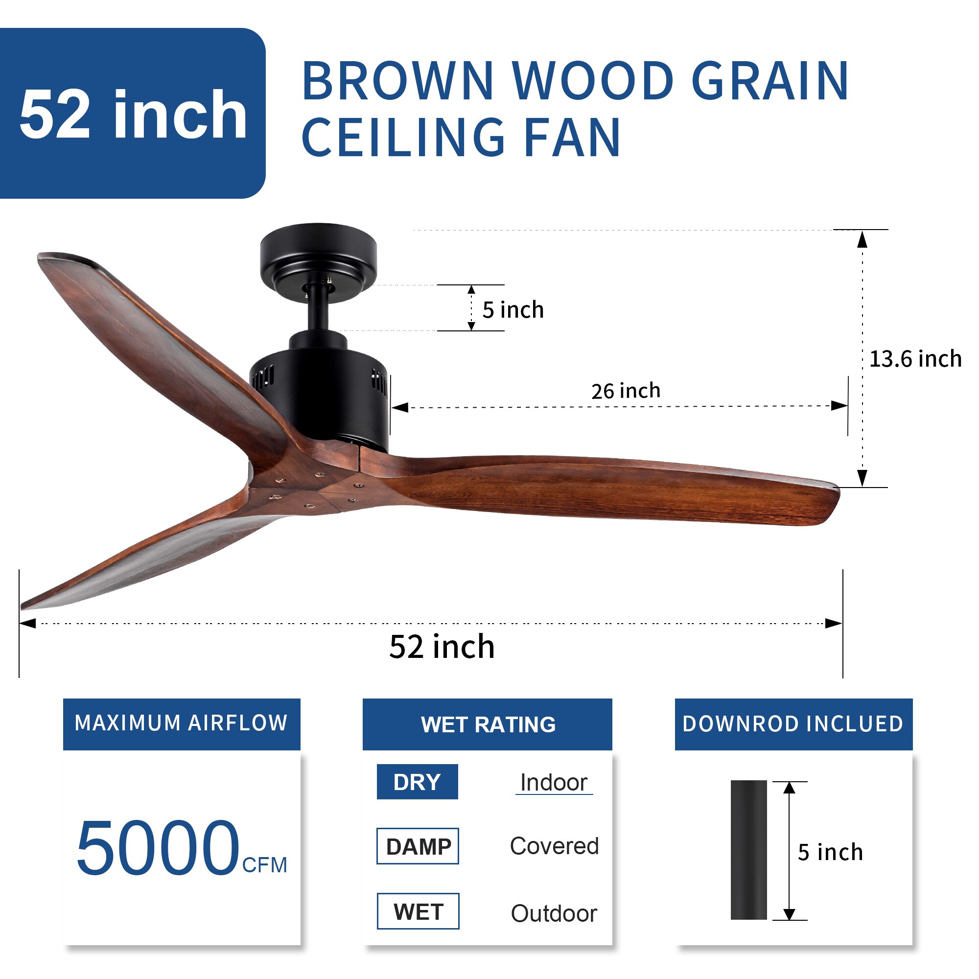 YUHAO LSDC8554BKM52 Ceiling-Fans - View #11