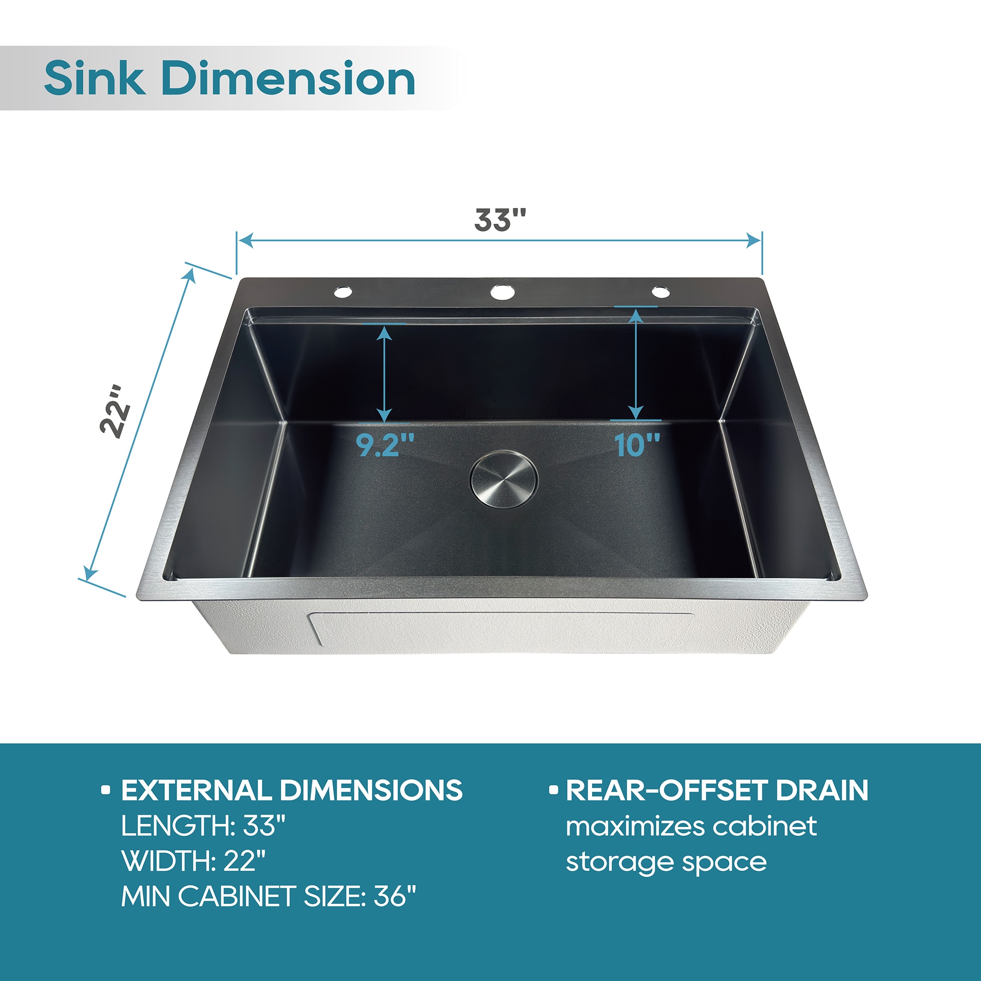 DELUXE LIVING H5544B-A Kitchen-Sinks - View #8