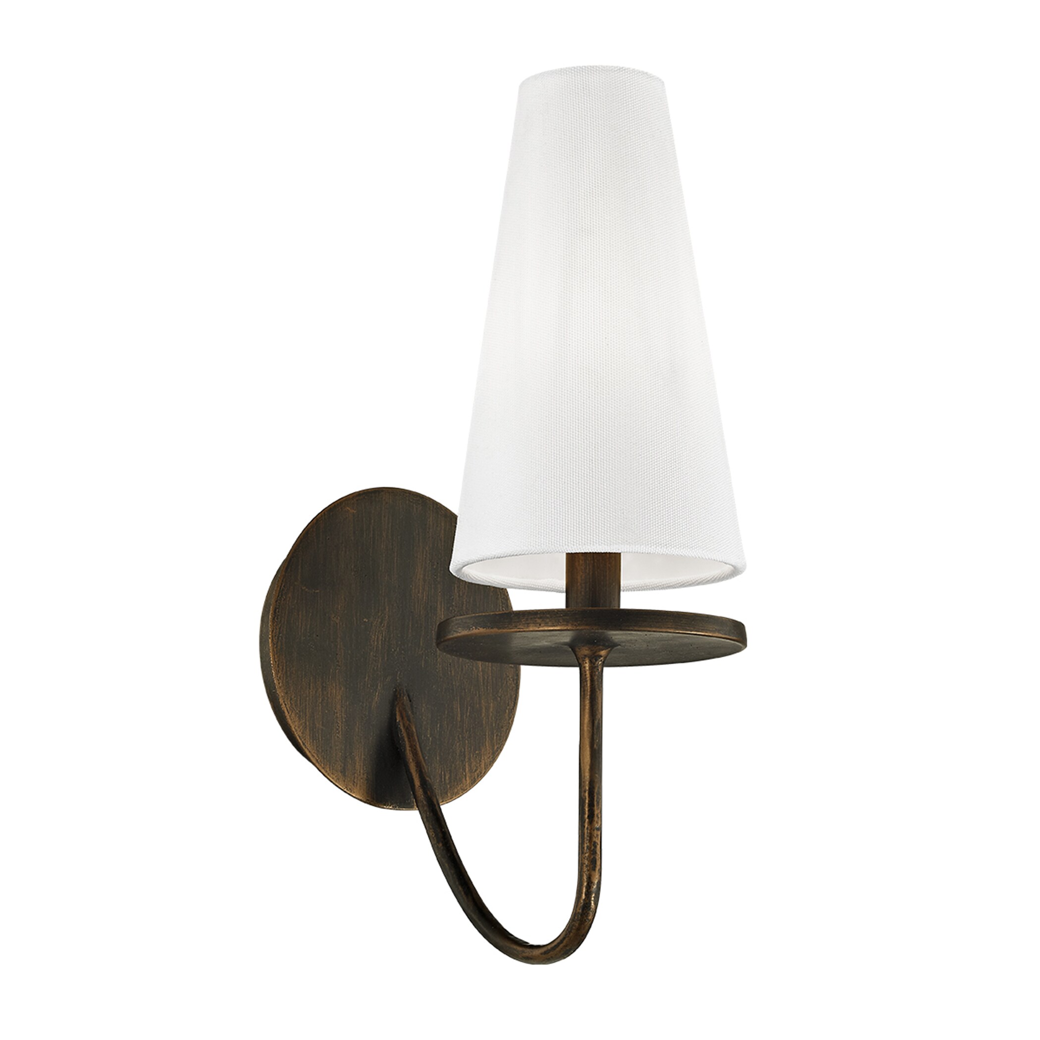 Troy Lighting B6291 Marcel 5.5-in W 1-Light Pompeii Bronze Transitional Wall Sconce