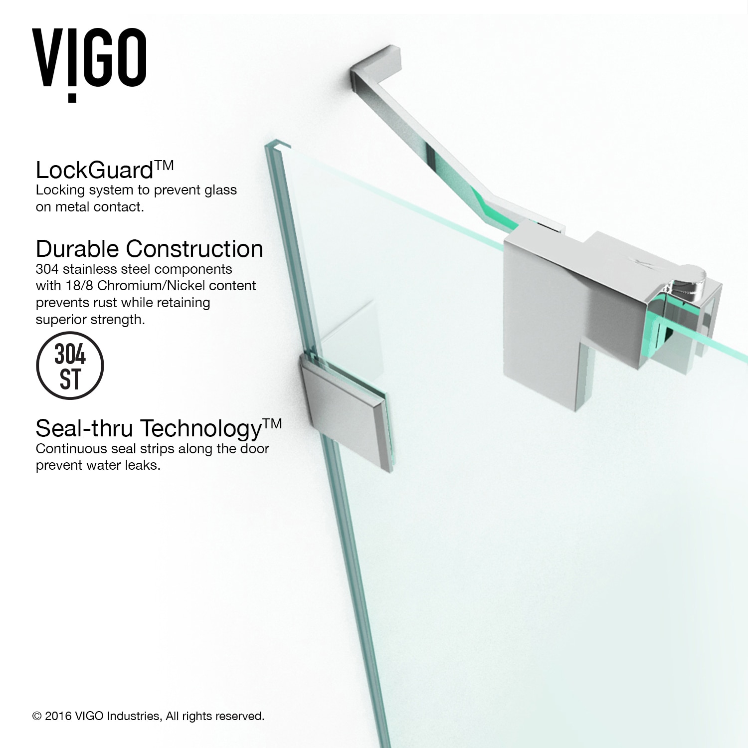 VIGO VG6042CHCL42 Shower-Doors - View #9