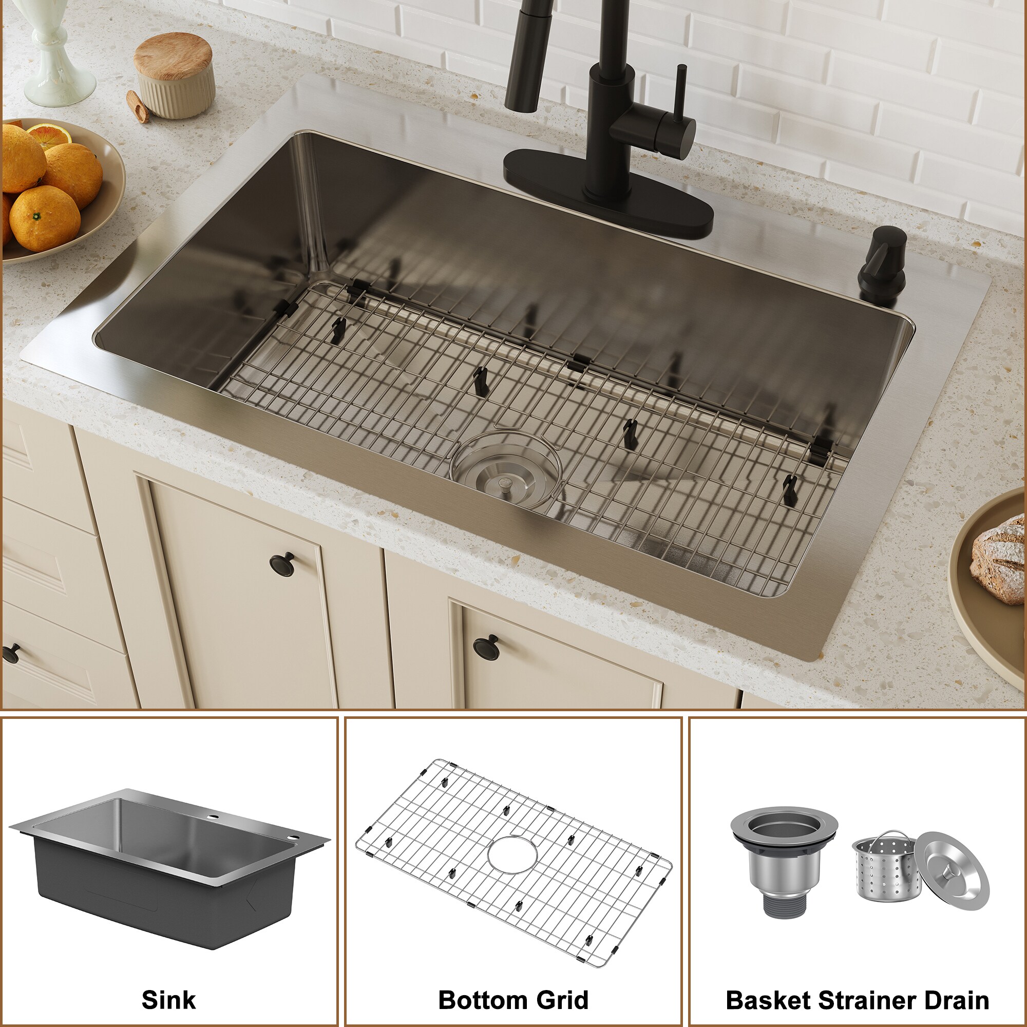 Vanityfus VFKE05045TS3322 Kitchen-Sinks - View #5