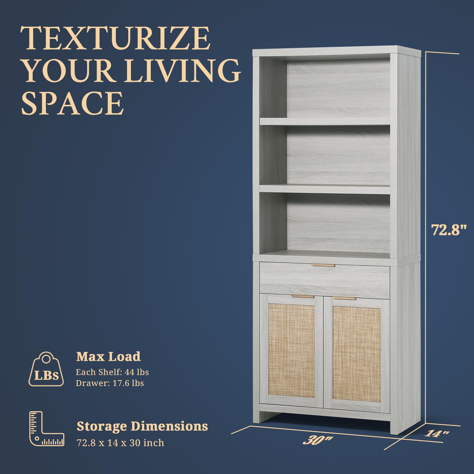 LTMATE LSOFBC0003WH bookcases - View #2