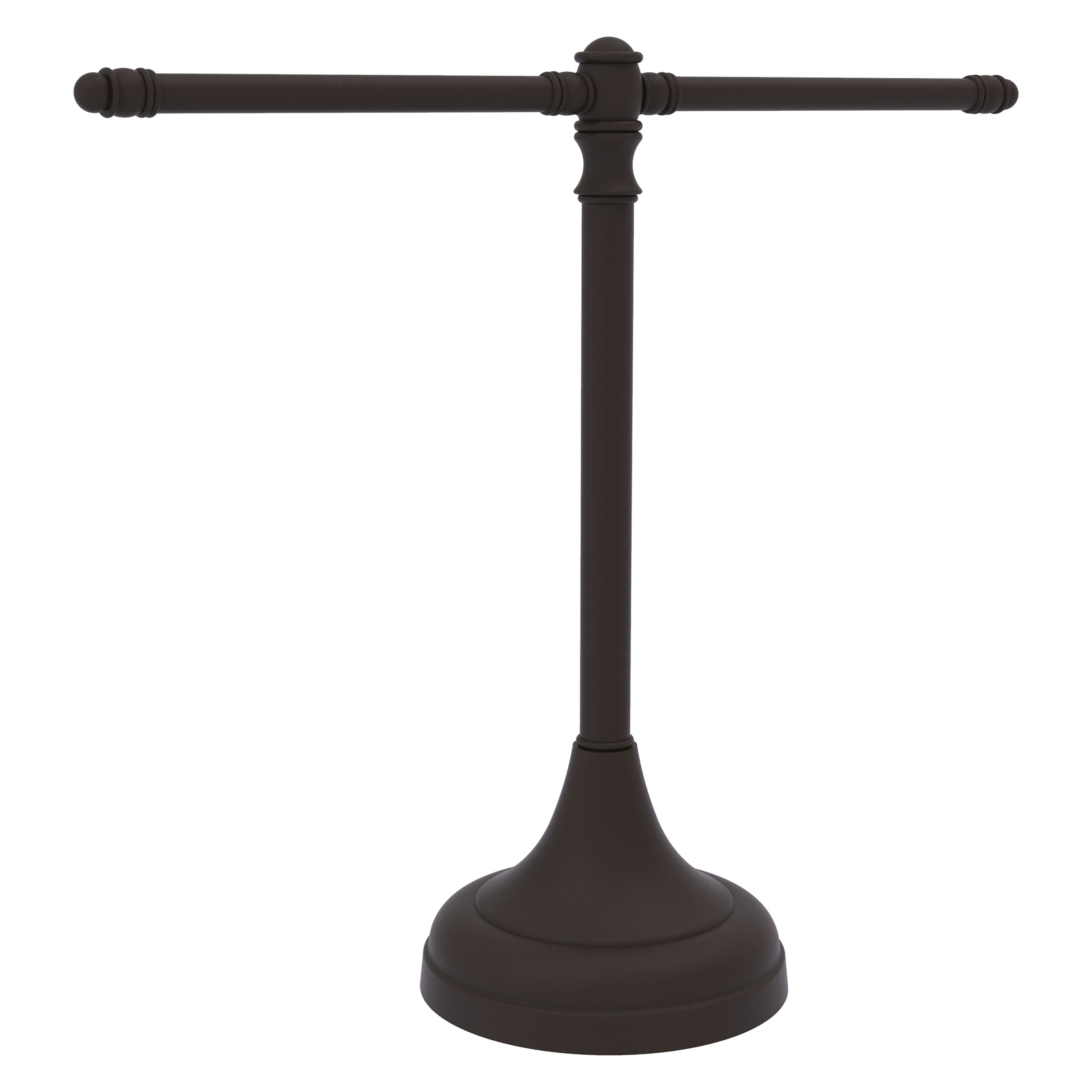 Allied Brass CL-11-ORB Carolina Oil Rubbed Bronze Freestanding Towel Rack 14.3-Inches x 16-Inches x 5.5-Inches