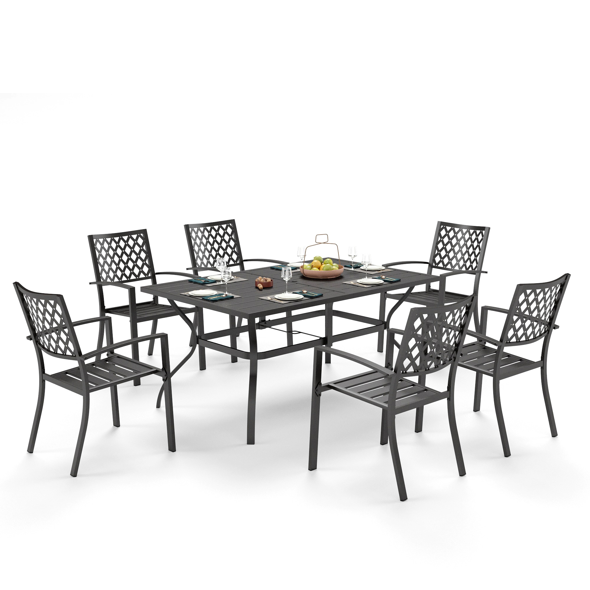 Sunshine Valley TC7-059-4 Patio-Dining-Sets - View #2