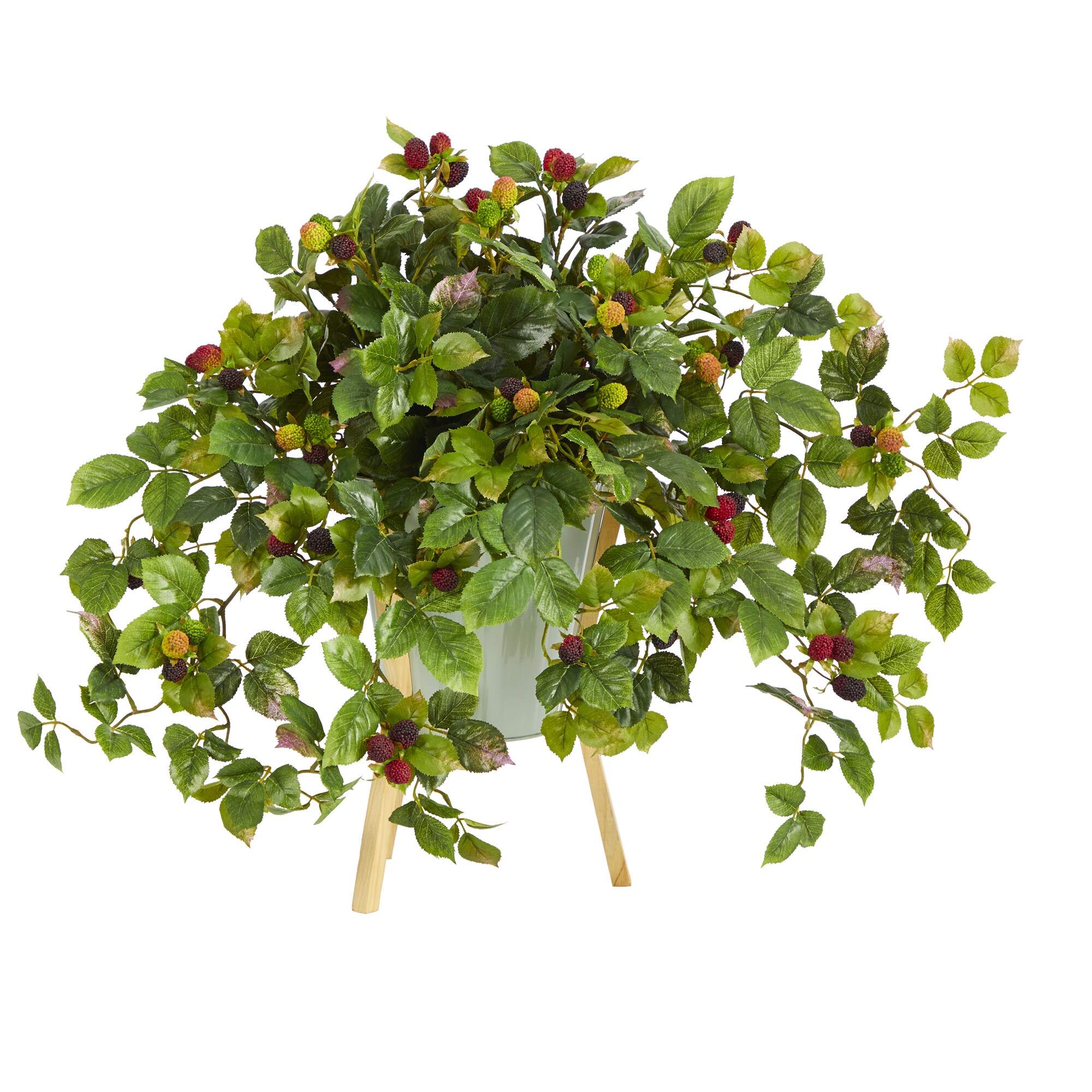 Nearly Natural P1268 23-in Green Indoor Silk Artificial Plant