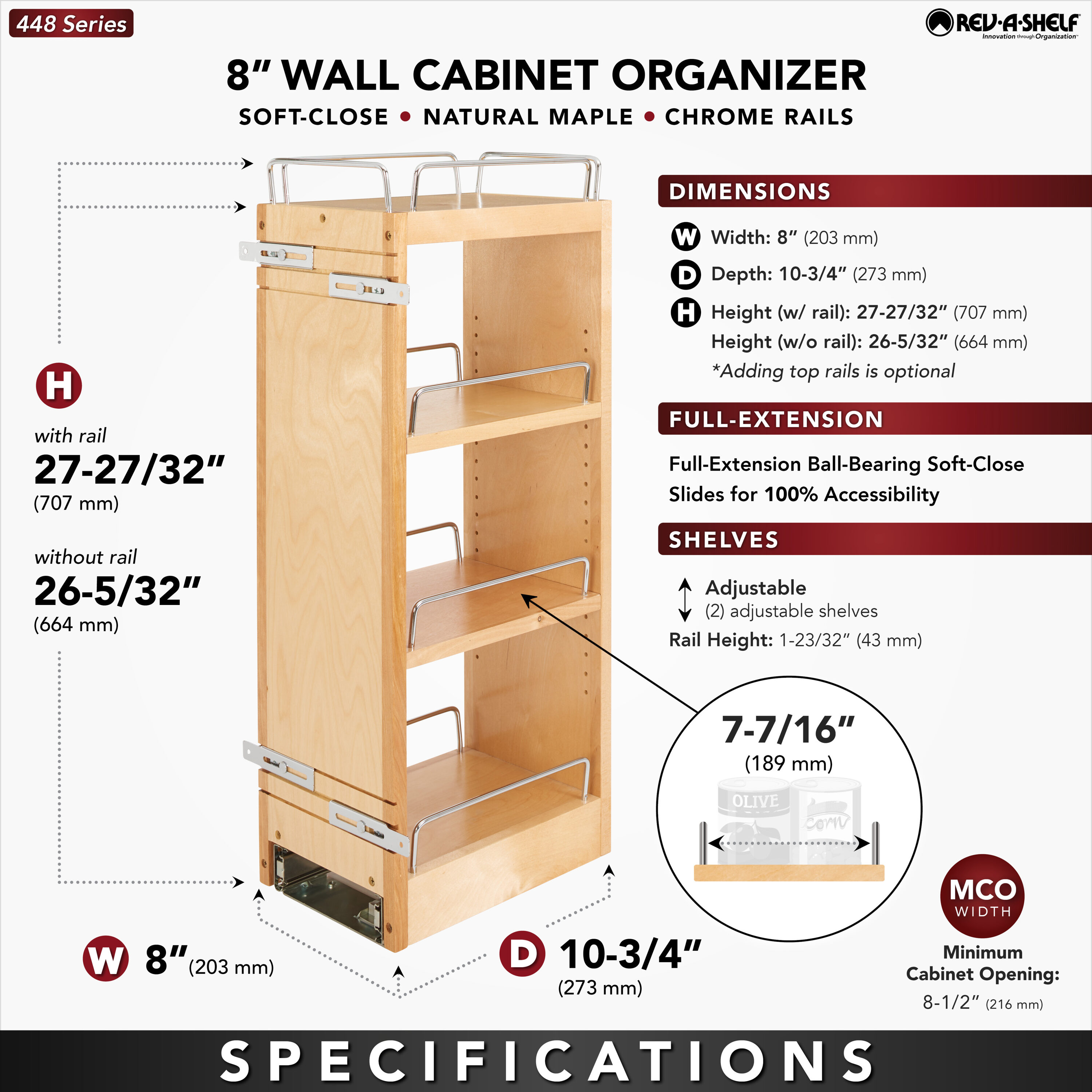 Rev-A-Shelf 299673 Pull-Out-Cabinet-Baskets - View #3