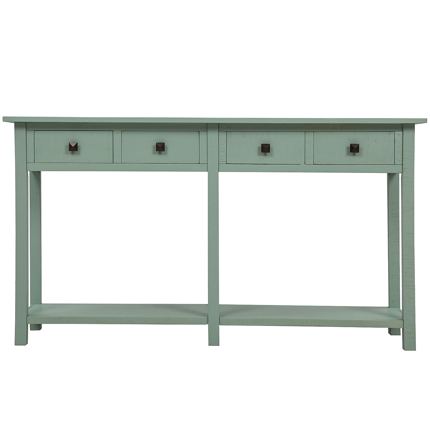 AHIOU HOME ZAAH-CT192012C Rustic Blue Console table